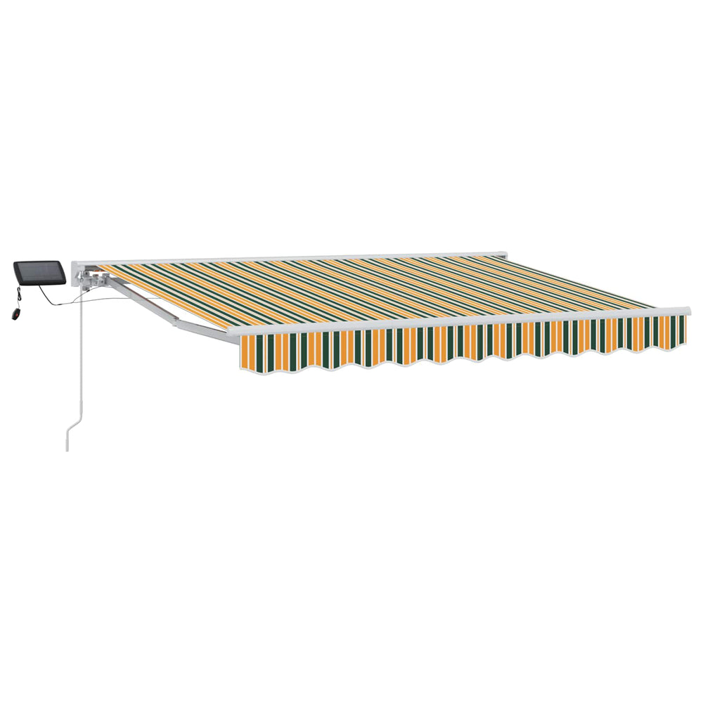 Rankinis markizės rėmas su LED Žalia, Geltona, Balta 2,5 x 2 m