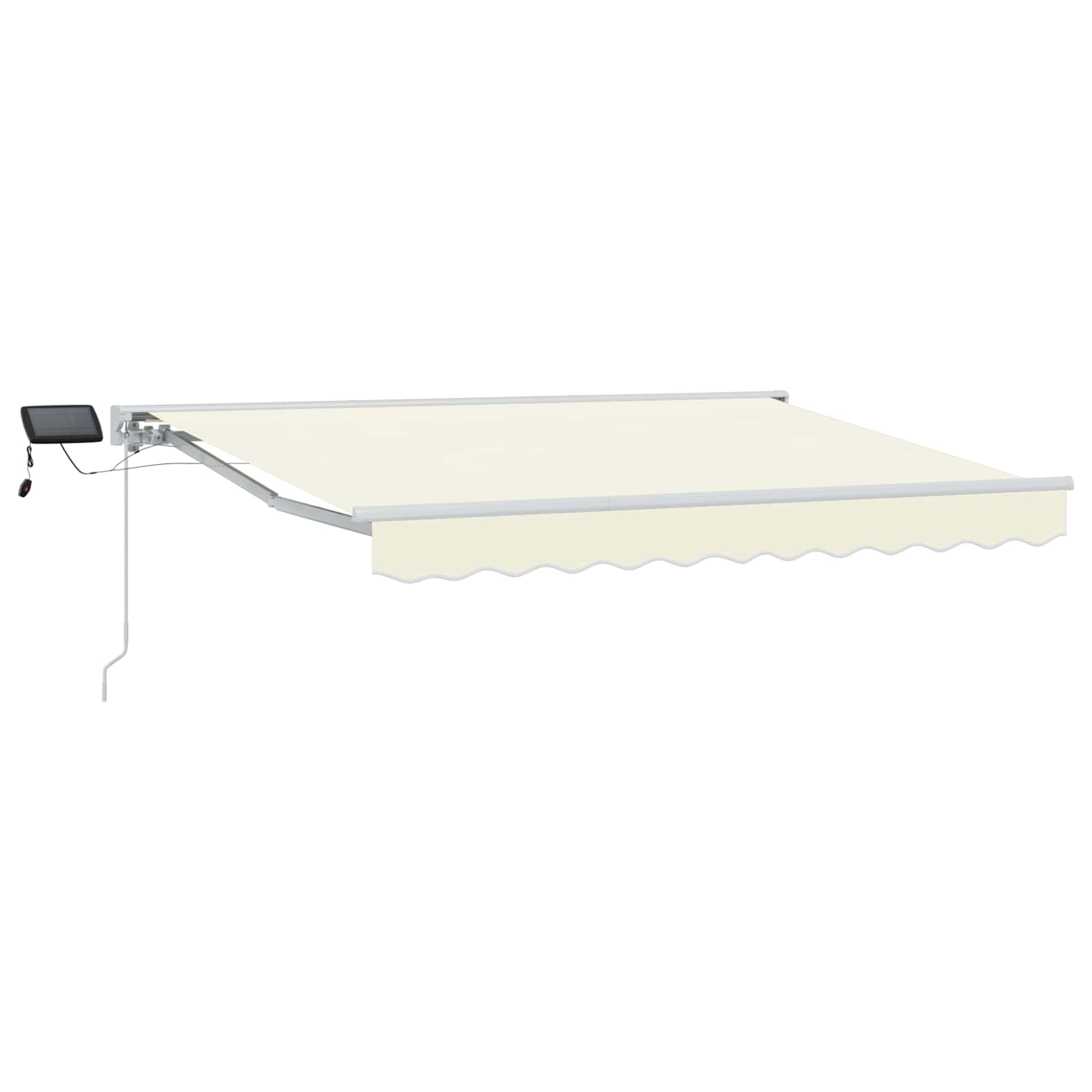 Manual awning frame with LED Cream 3 x 2 m