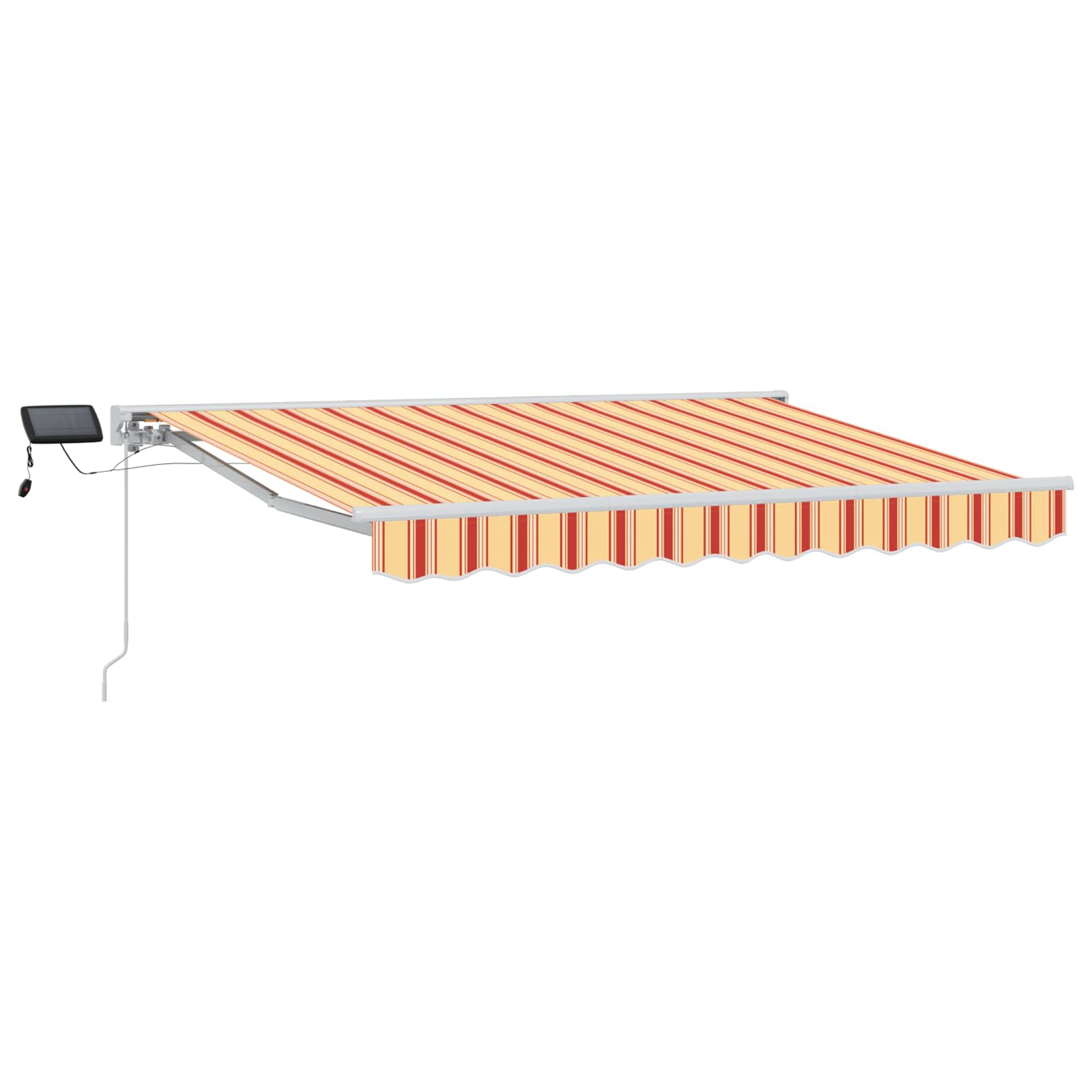 Manuāla nojumes rāmis ar LED dzeltenā un oranžā krāsā 3,5 x 2,5 m