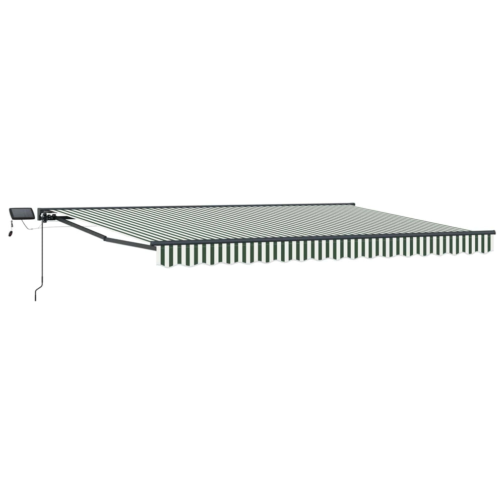 Rankinis markizės rėmas su LED Žalia, Balta, Antracito 4 x 2 m