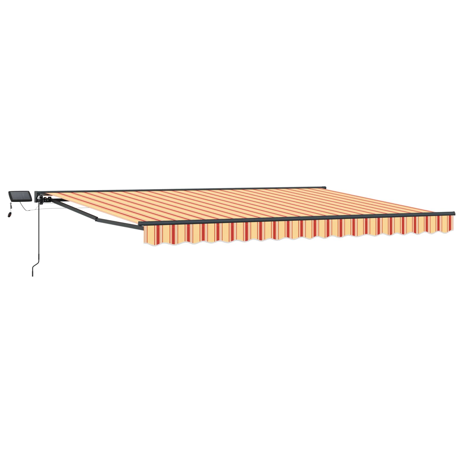 Rankinis markizės rėmas su LED 4,5 × 3 m