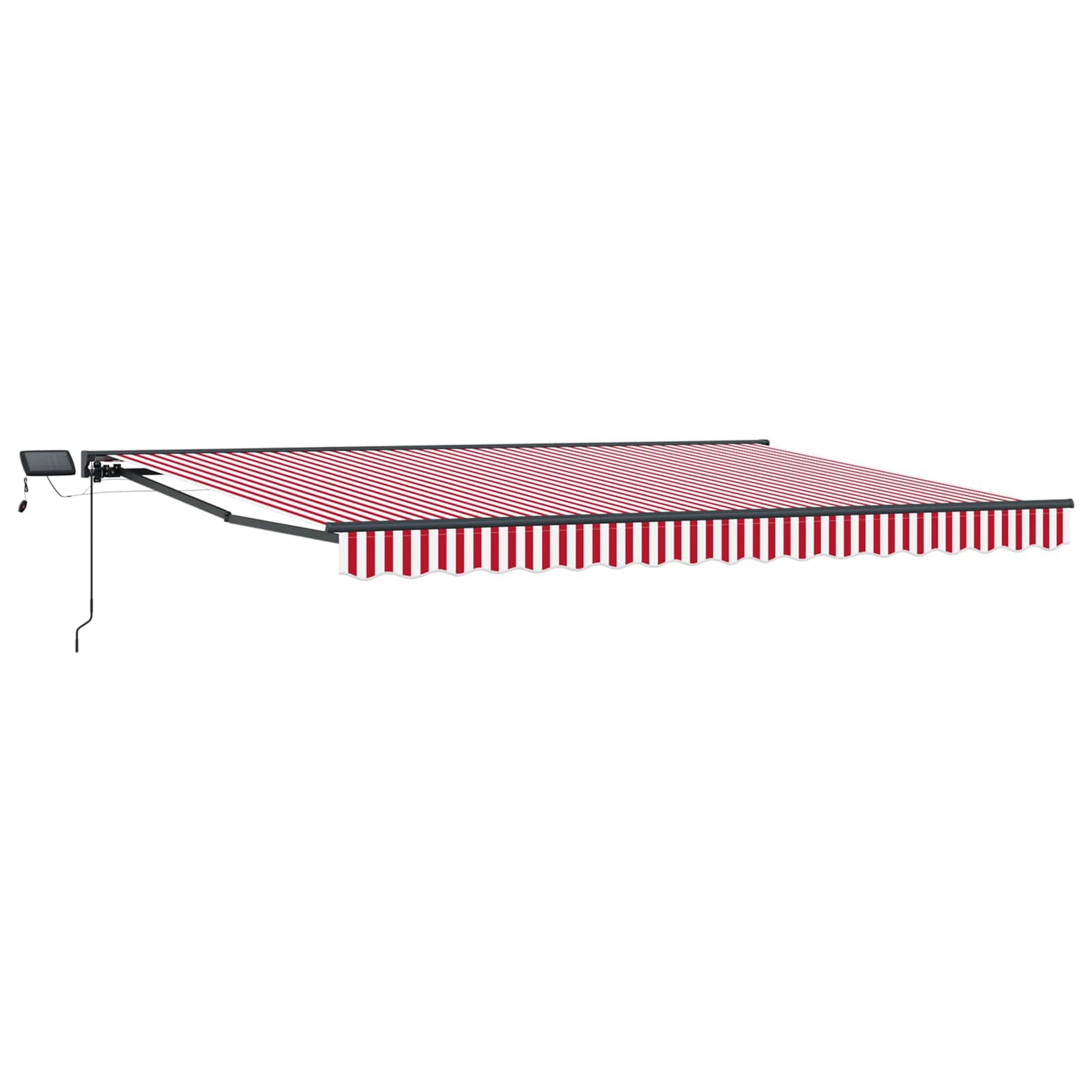 Manual awning frame with LED 4.5 × 3.5 m