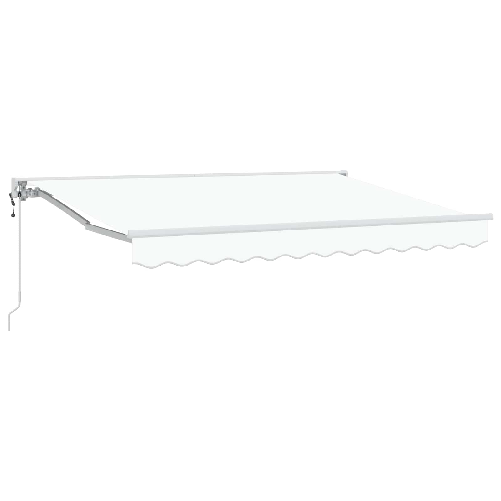 Electric Retractable Awning White 3.5 x 2.5 m