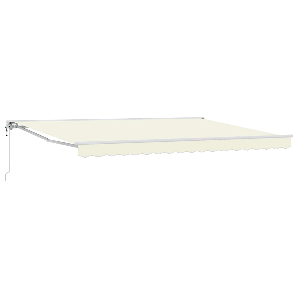 Electric Retractable Awning Cream 4.5 × 3 m