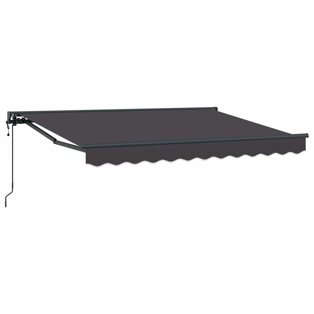 Electric Retractable Awning Anthracite 3.5 x 2 m