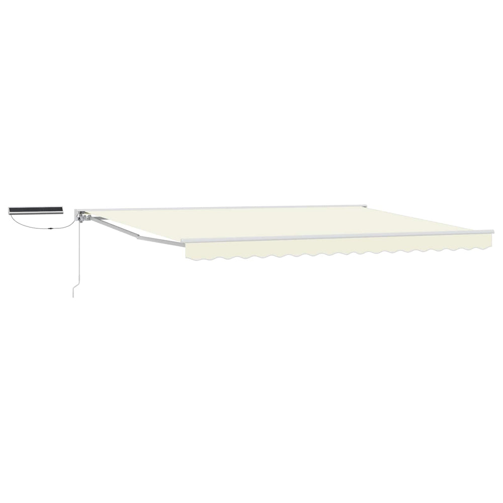 Electric Retractable Pergola Cream 4 x 2 m