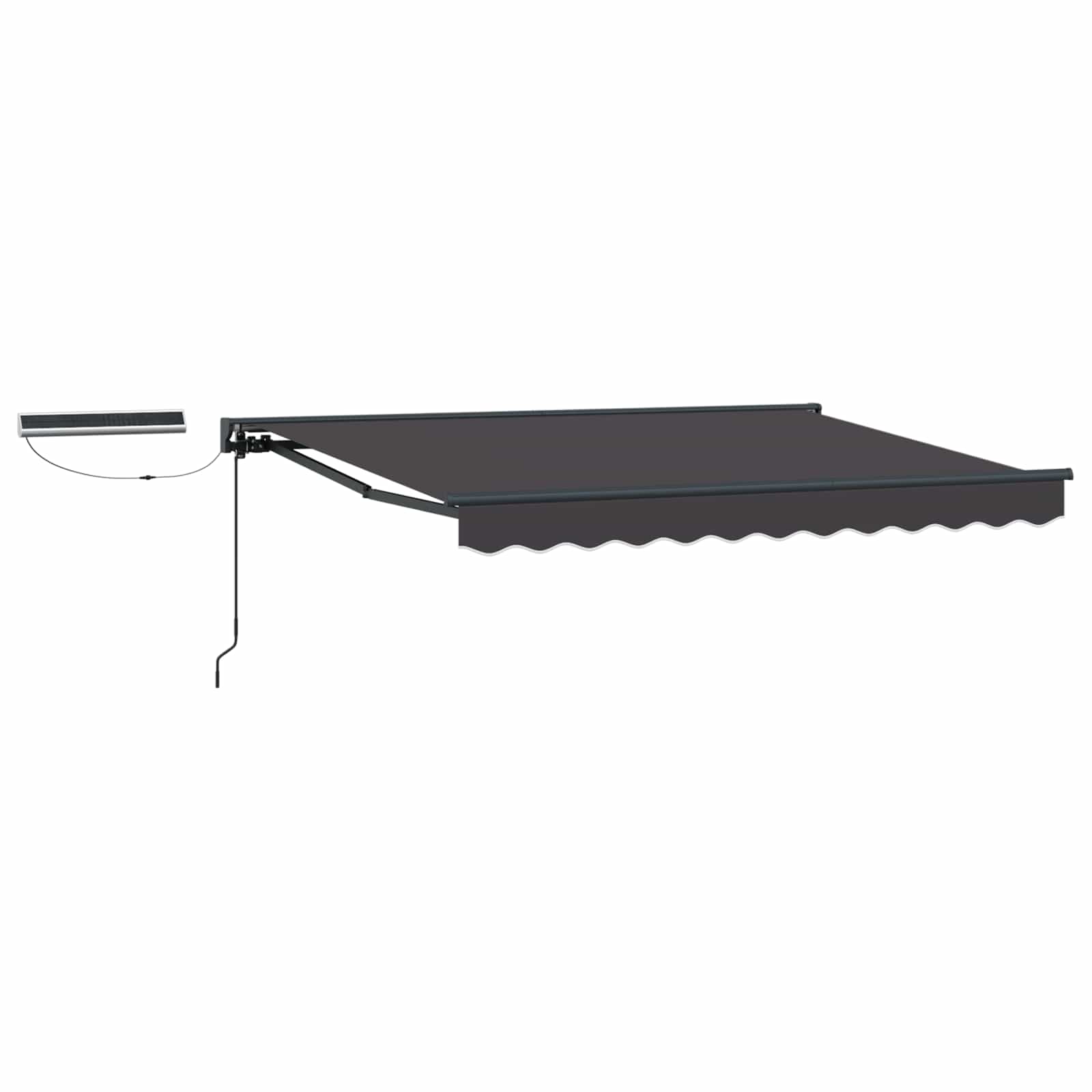 Electric Retractable Pergola Anthracite 3 x 2 m