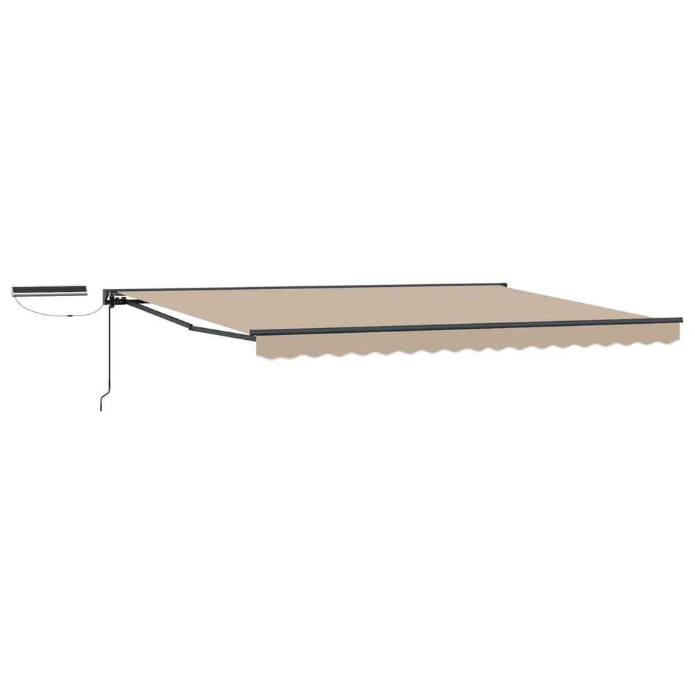 Electric Retractable Awning Sand 4 × 3 m