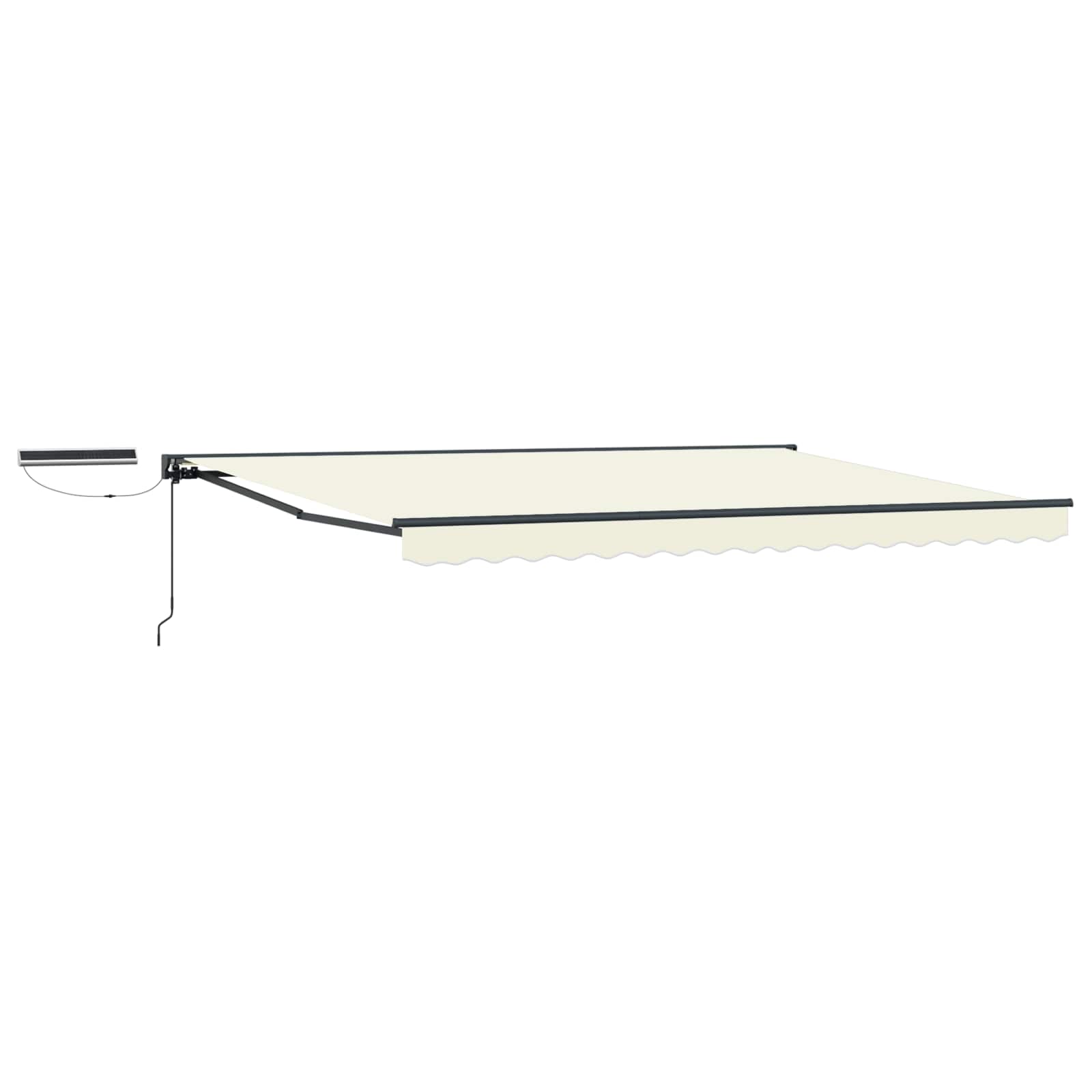 Electric Retractable Awning Cream 4 × 3.5 m