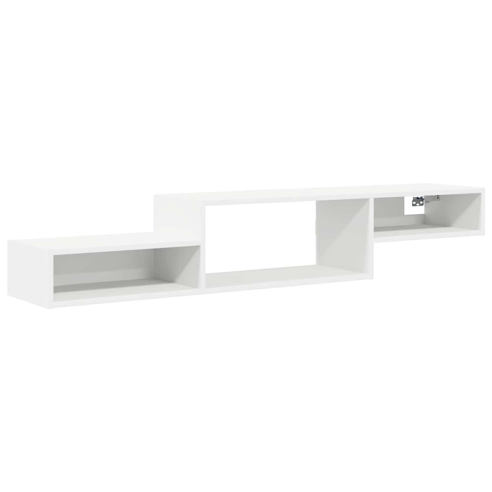 Sieninis televizoriaus stovas Sieninis Balta 150 x 28 x 26 cm