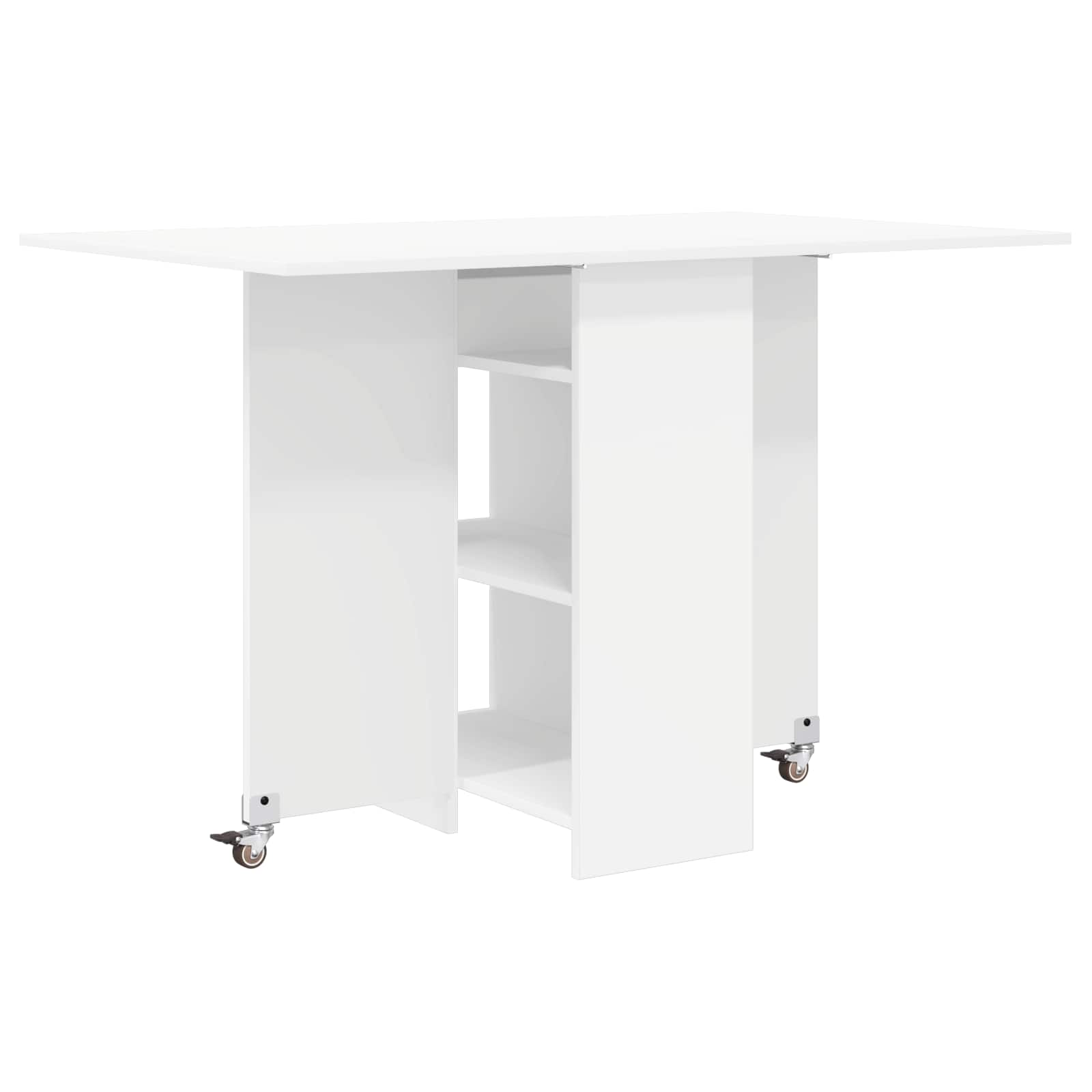 Valgomojo stalas 115 x 70 x 75 cm Apdirbta mediena Balta