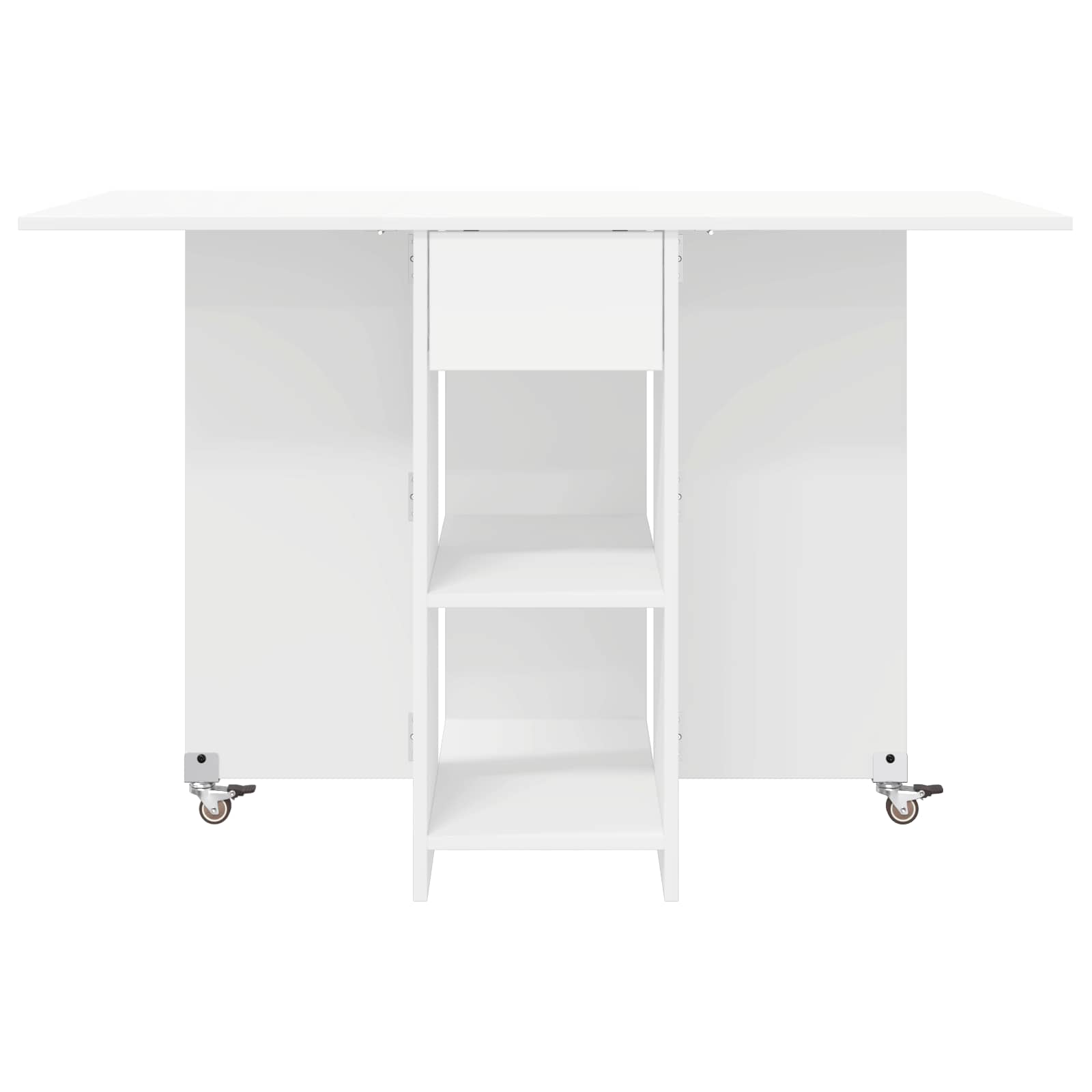 Valgomojo stalas 115 x 70 x 75 cm Apdirbta mediena Balta