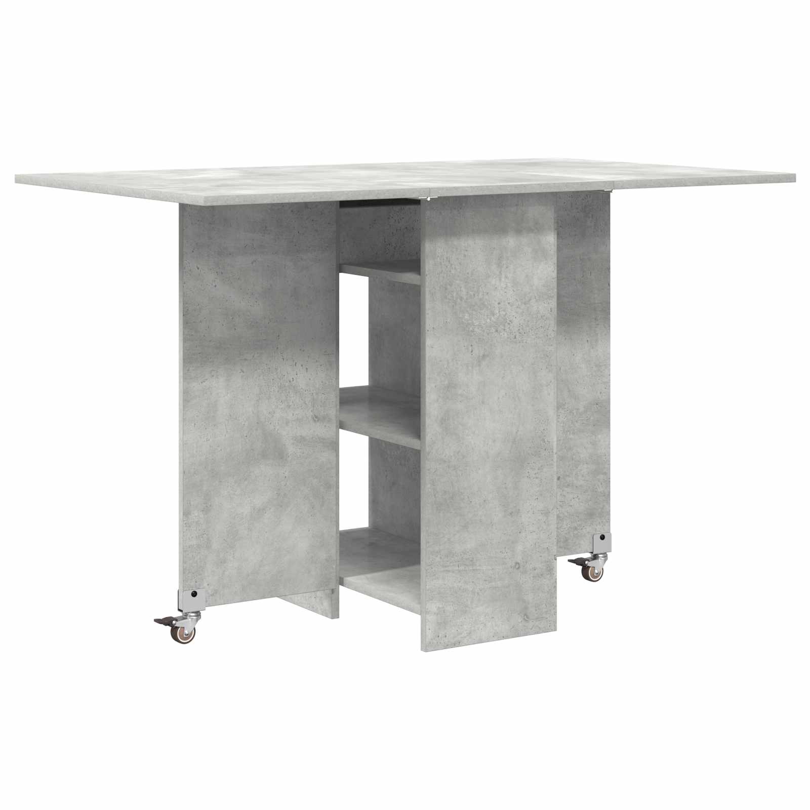 Valgomojo stalas 115 x 70 x 75 cm Apdirbta mediena Betono pilka