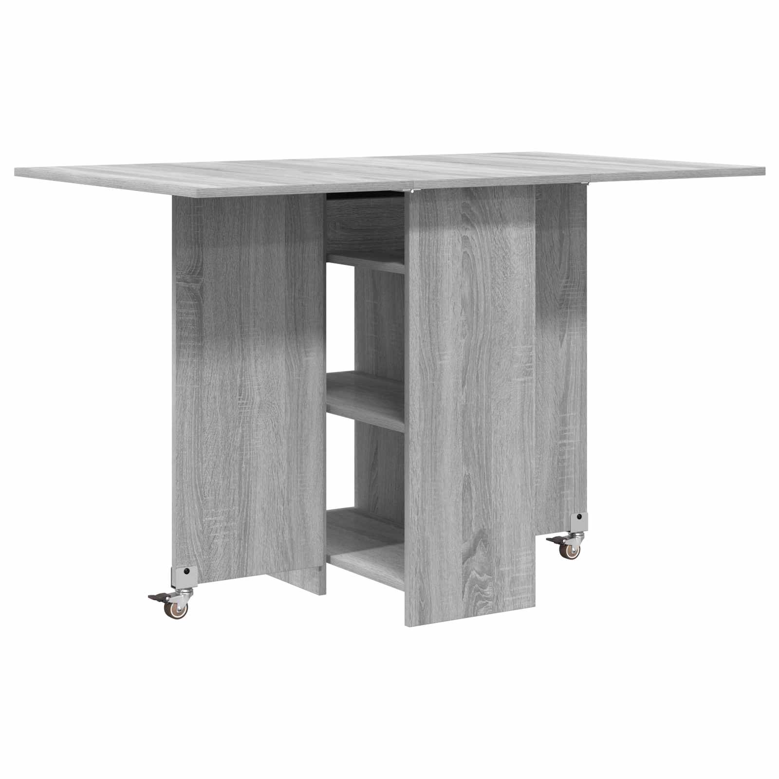 Valgomojo stalas 115 x 70 x 75 cm Apdirbta mediena Pilka Sonoma