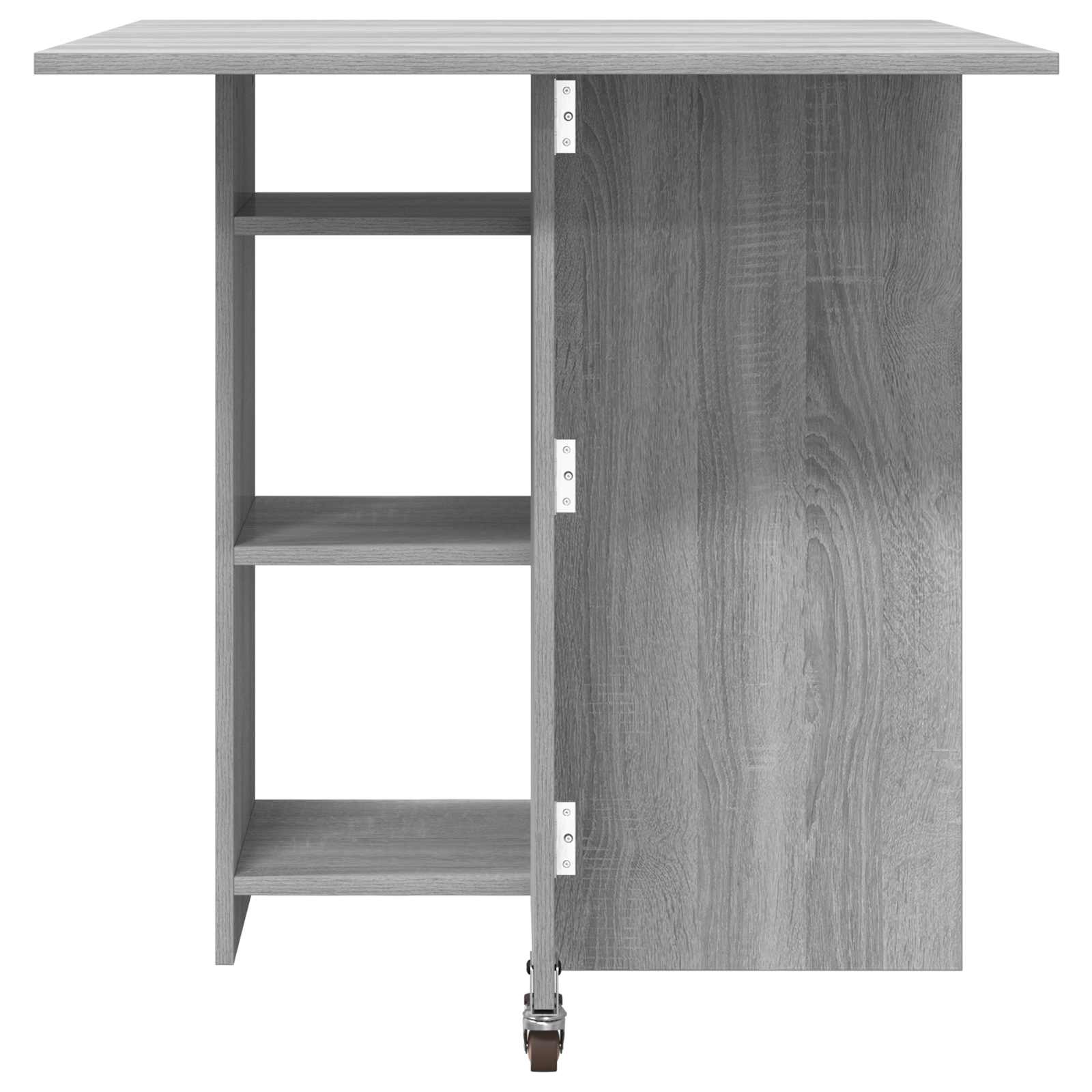 Valgomojo stalas 115 x 70 x 75 cm Apdirbta mediena Pilka Sonoma