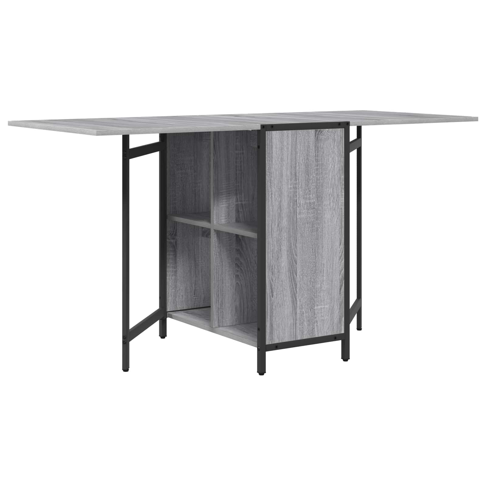 Valgomojo stalas 144 x 60 x 75 cm Apdirbta mediena Pilka Sonoma