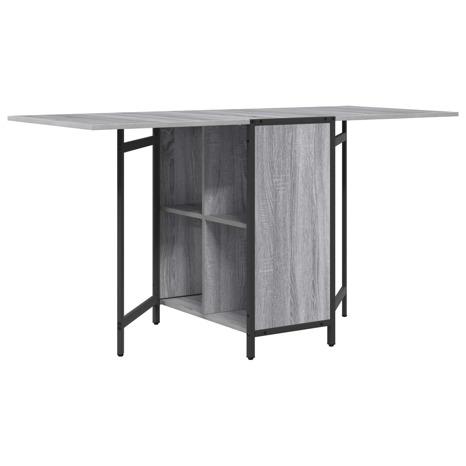 Valgomojo stalas 144 x 60 x 75 cm Apdirbta mediena Pilka Sonoma
