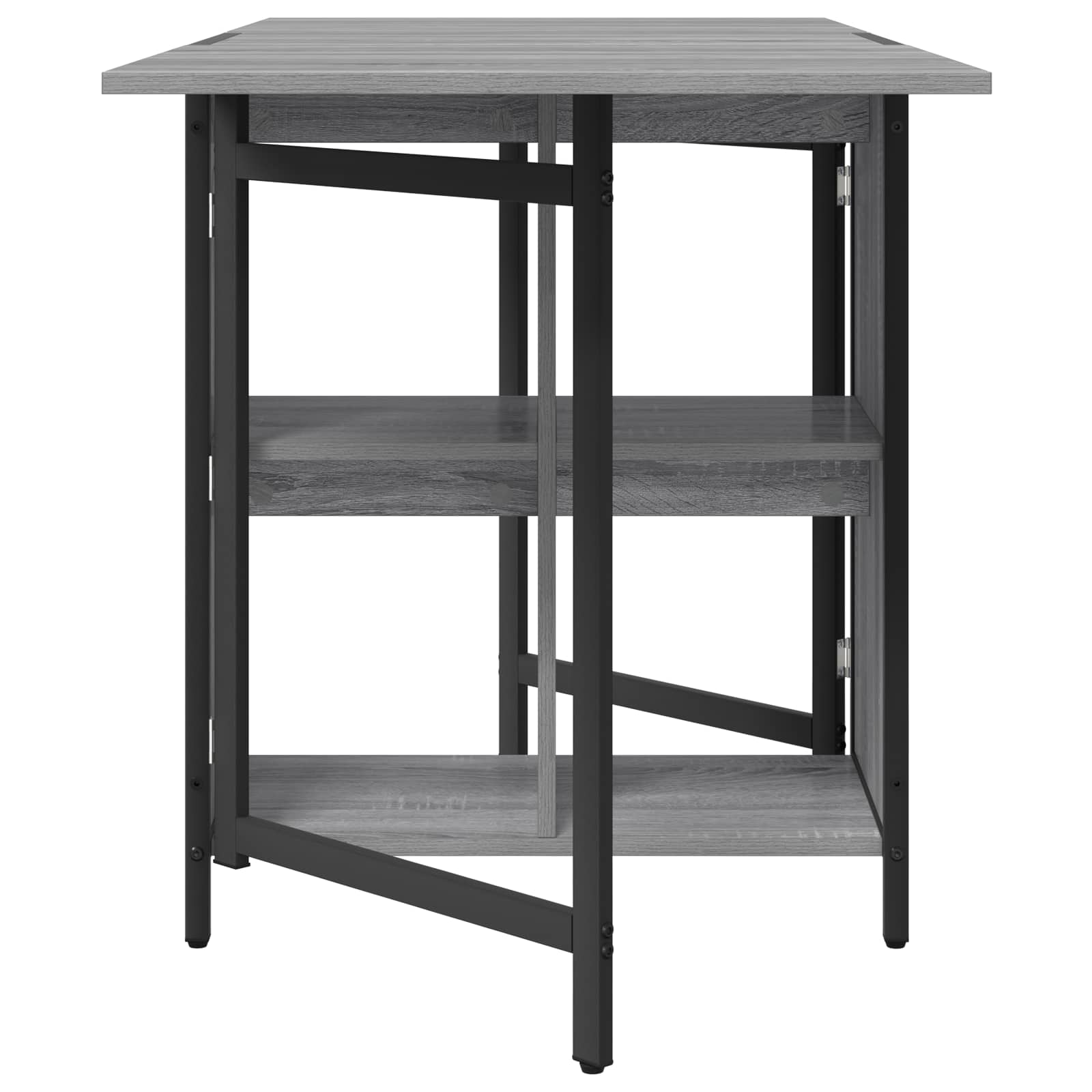 Valgomojo stalas 144 x 60 x 75 cm Apdirbta mediena Pilka Sonoma