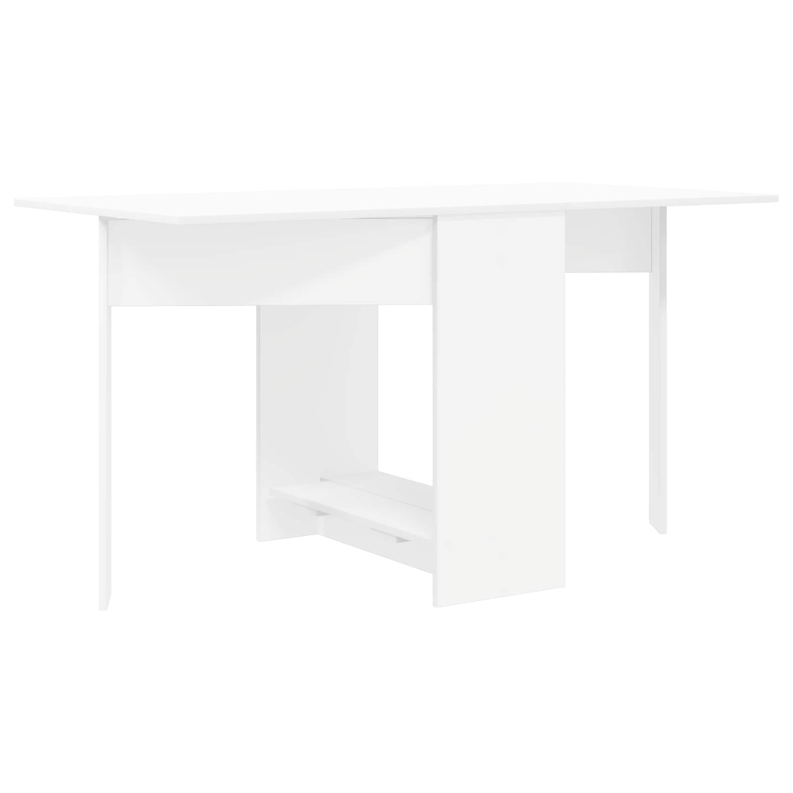 Valgomojo stalas 138 x 70 x 73,5 cm Apdirbta mediena Balta