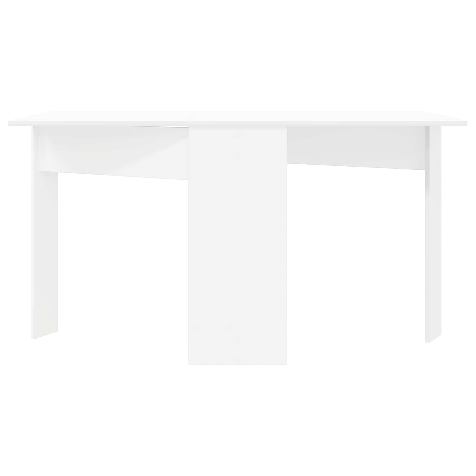 Valgomojo stalas 138 x 70 x 73,5 cm Apdirbta mediena Balta