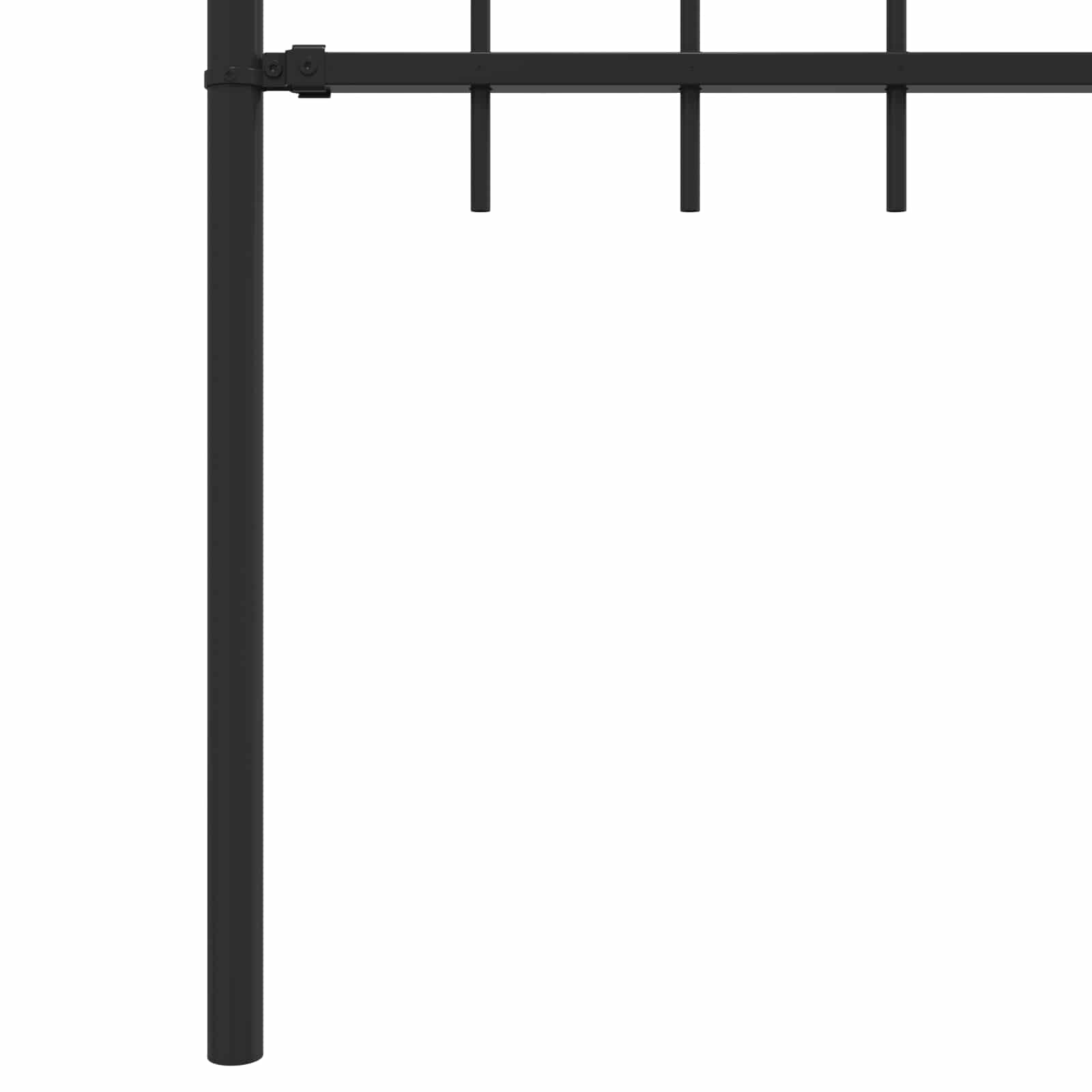 Spyruoklinė tvora Juoda 200 x 130 cm
