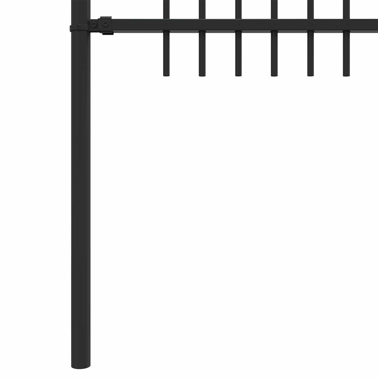 Dygliuota arkinė tvora Juoda 200 x 130 cm