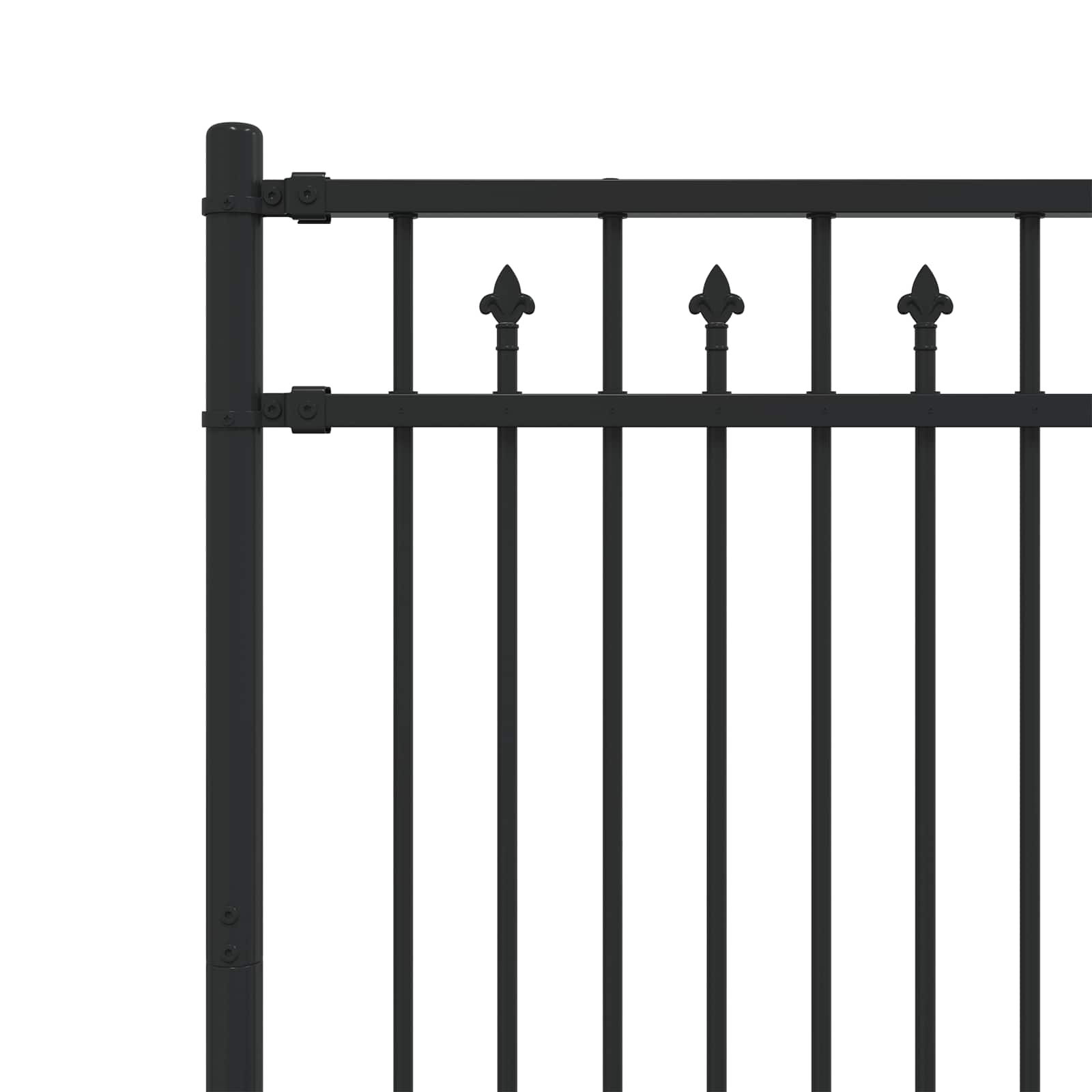 Dygliuota tvora BAARLO 200 x 150 cm Juoda