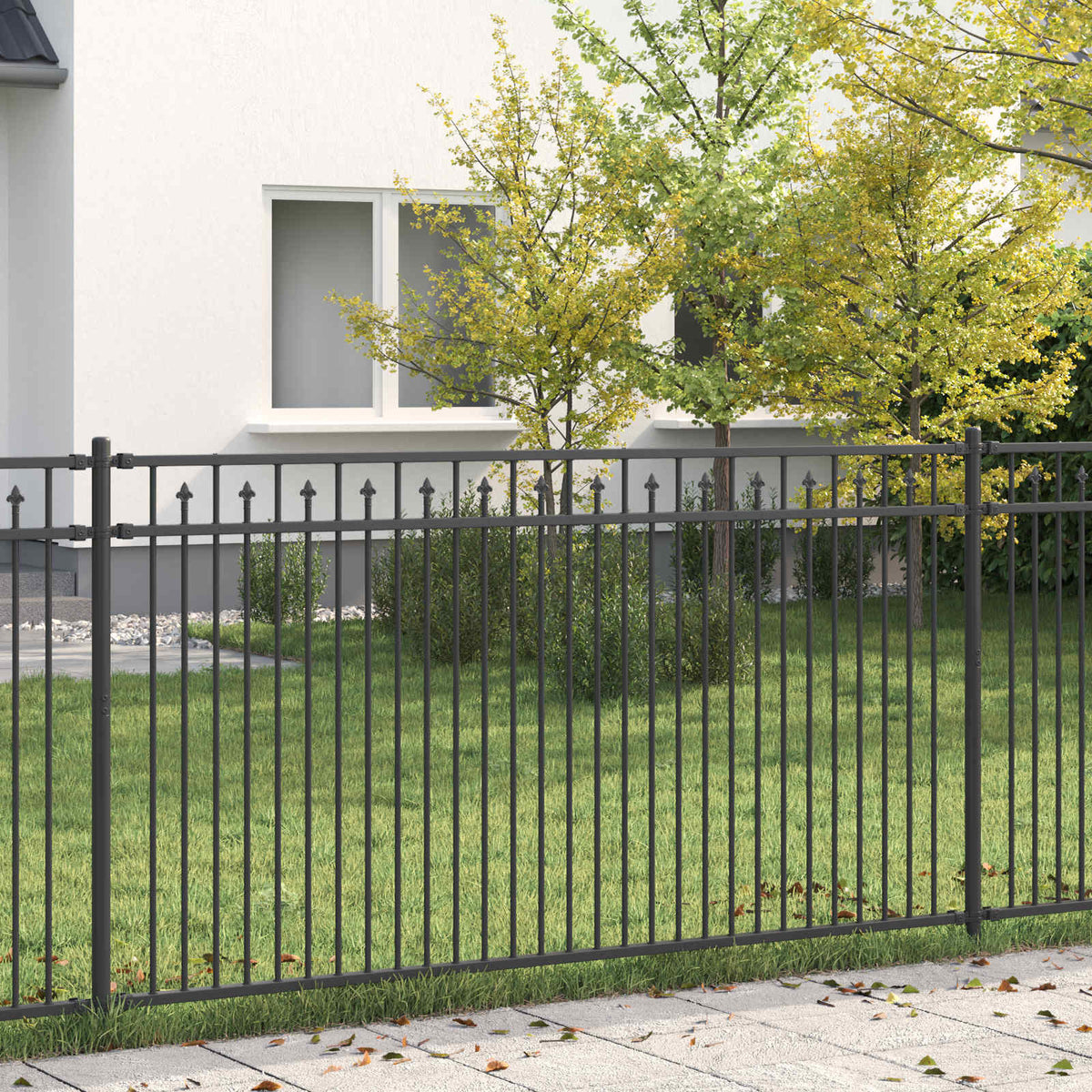 Dygliuota tvora BAARLO 200 x 150 cm Juoda
