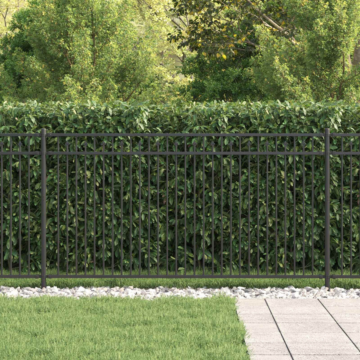 Dygliuota tvora BAARLO 200 x 150 cm Juoda