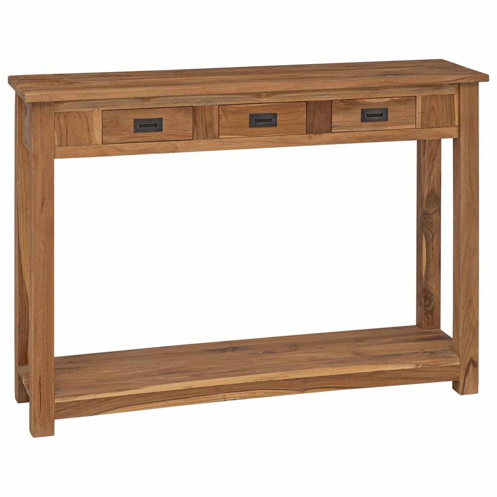 Konsolinis stalas Natūrali 110 x 30 x 80 cm Kieto teka medžio