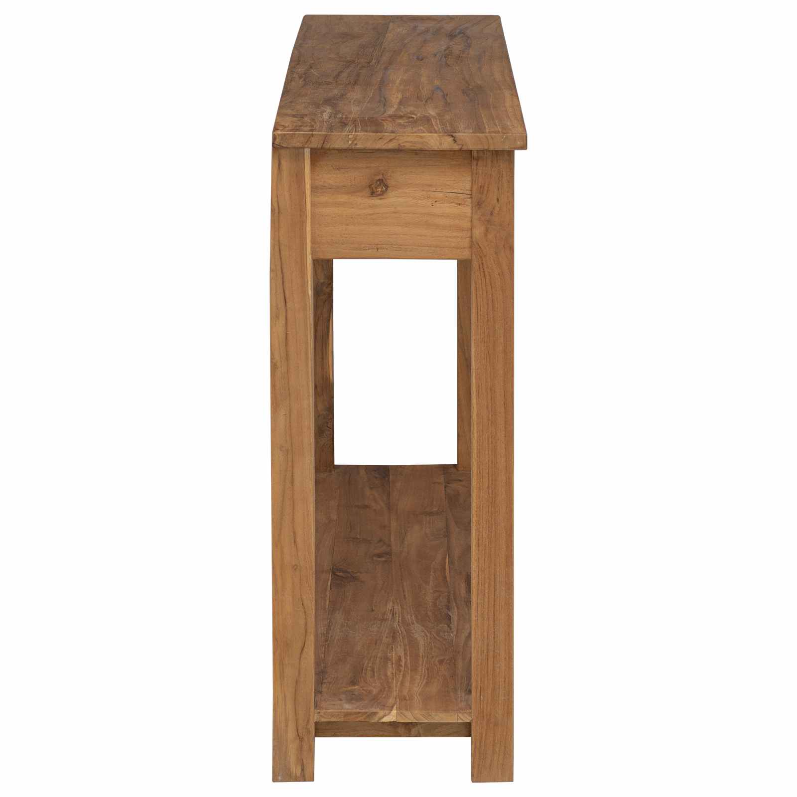 Konsolinis stalas Natūrali 110 x 30 x 80 cm Kieto teka medžio