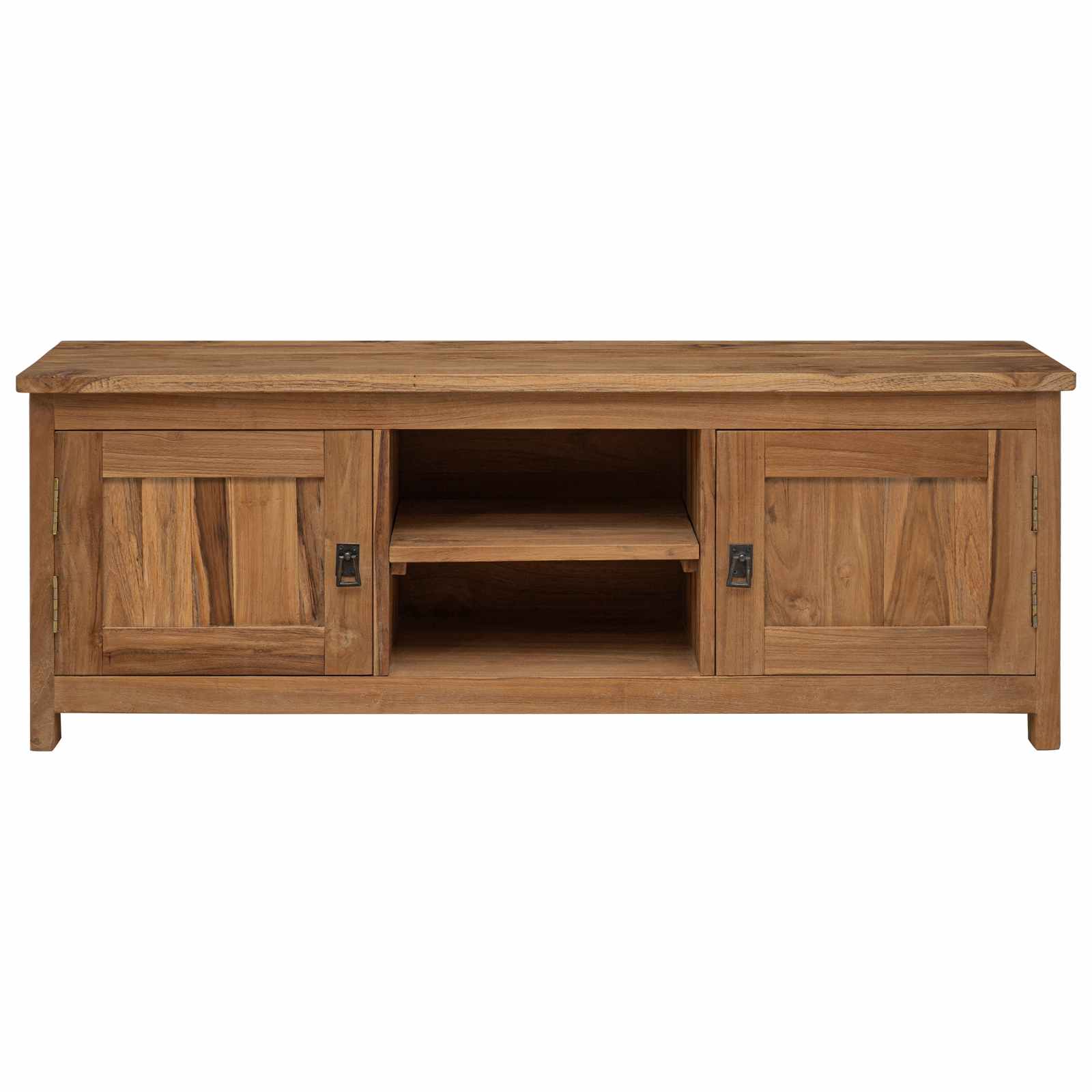 TV spintelė 110 x 30 x 40 cm Natūrali Kieto teka medžio