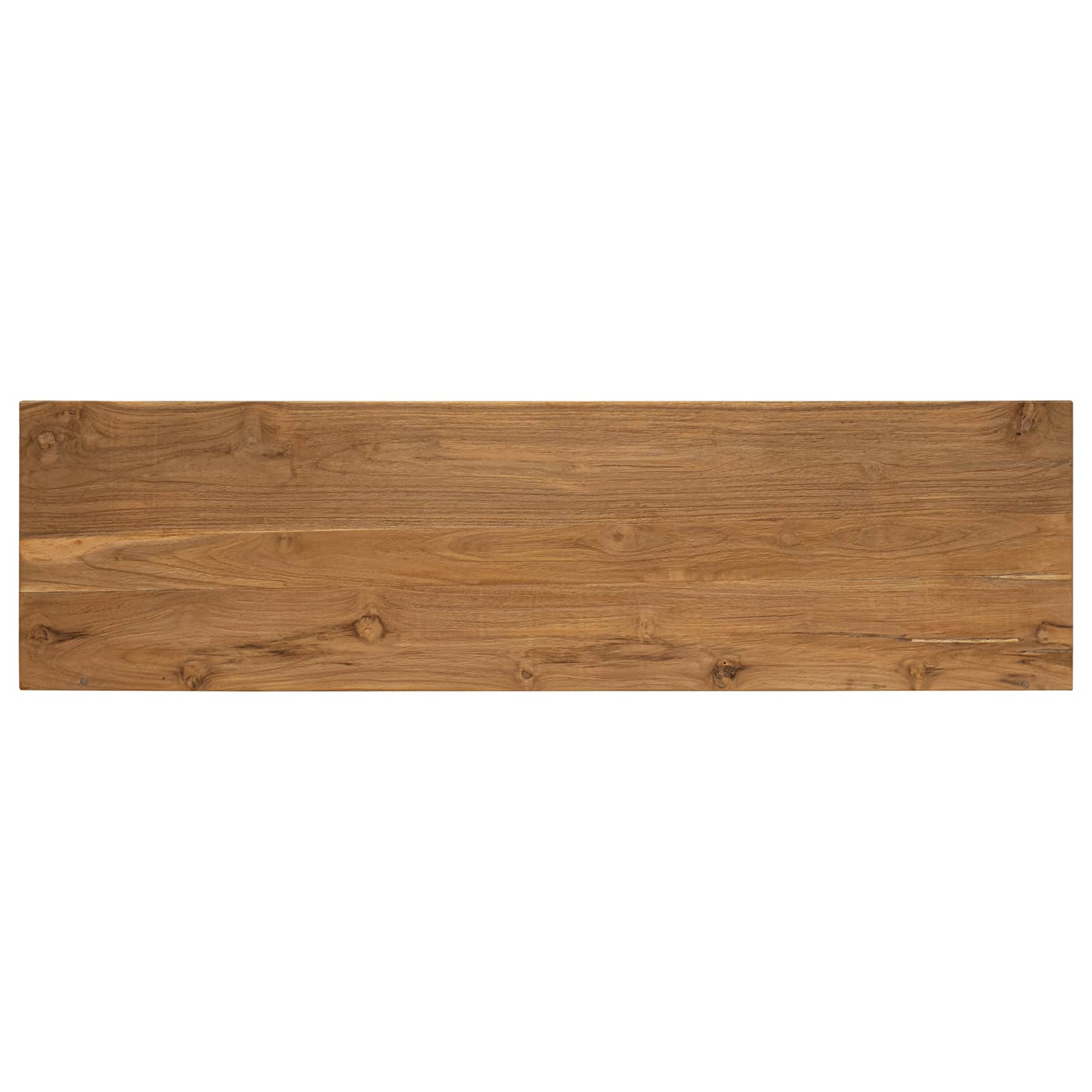 TV spintelė 110 x 30 x 40 cm Natūrali Kieto teka medžio