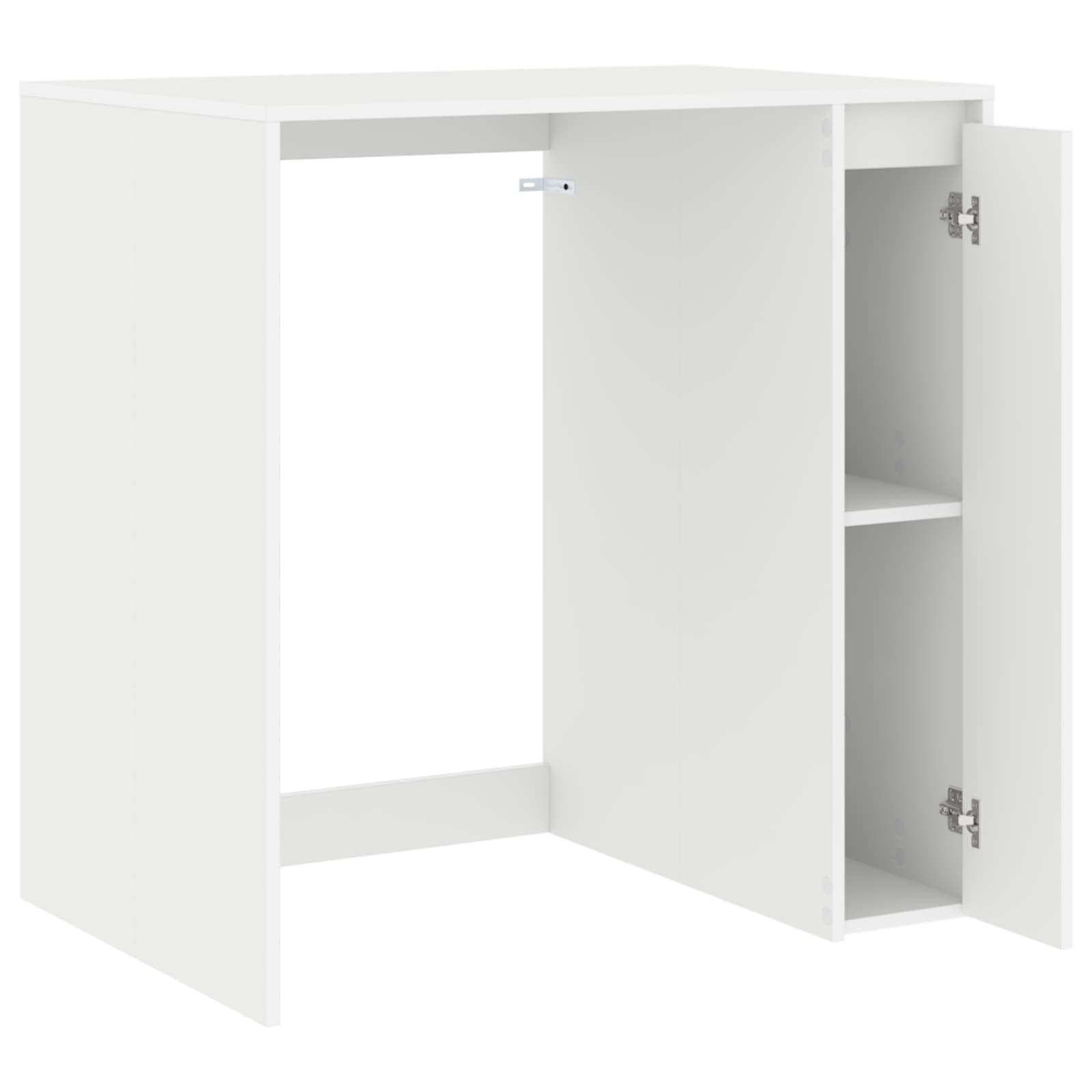 Skalbimo mašinos spintelė su saugykla Balta 87 x 60 x 89 cm