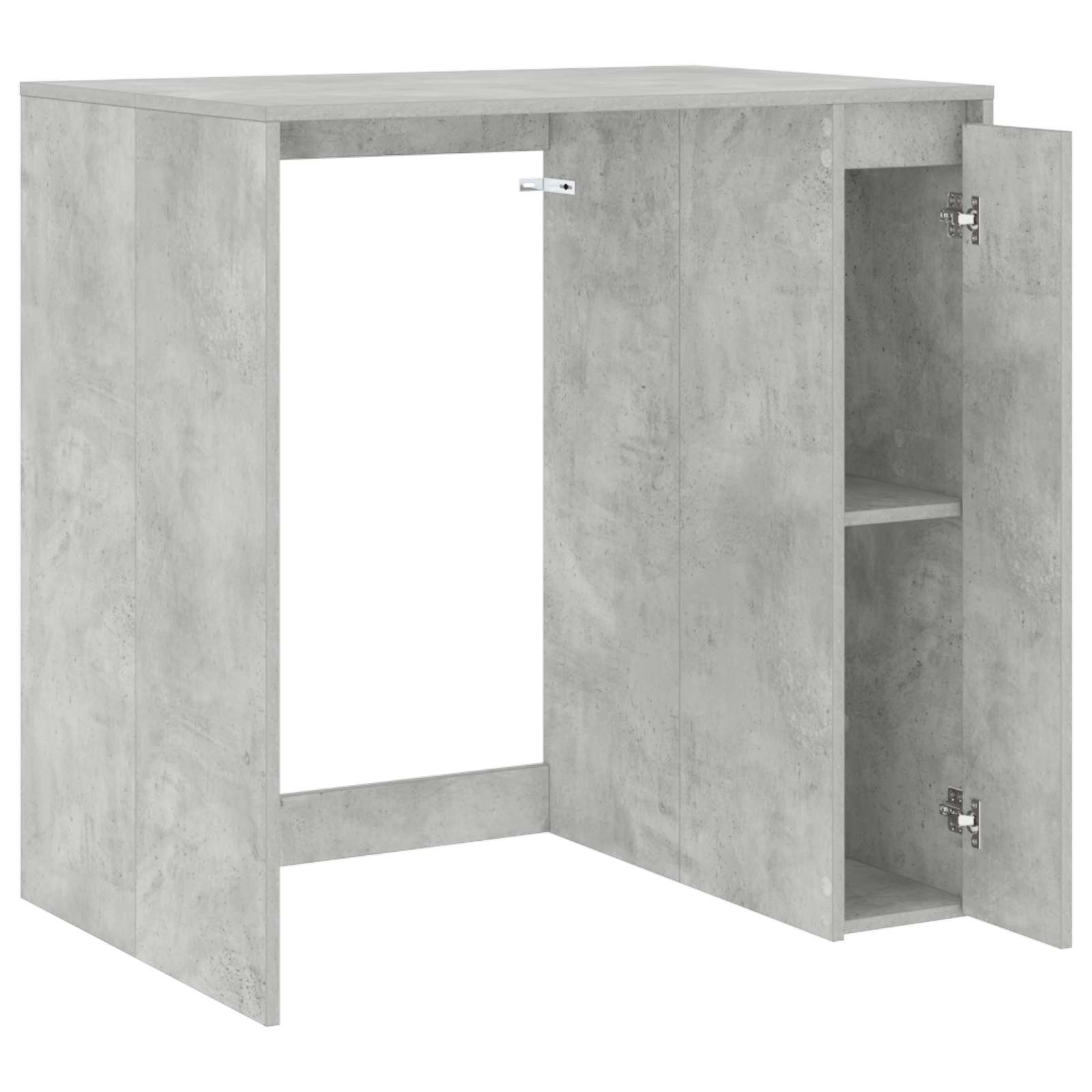 Skalbimo mašinos spintelė su saugykla Betono 87 x 60 x 89 cm