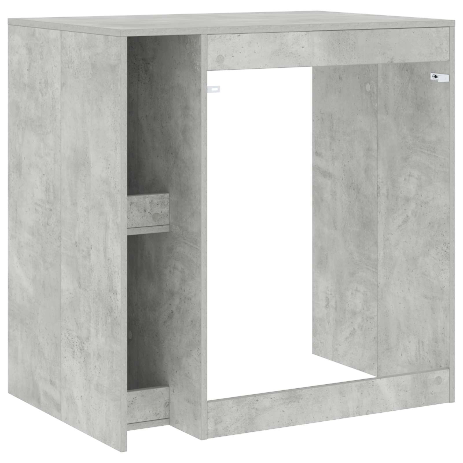 Skalbimo mašinos spintelė su saugykla Betono 87 x 60 x 89 cm