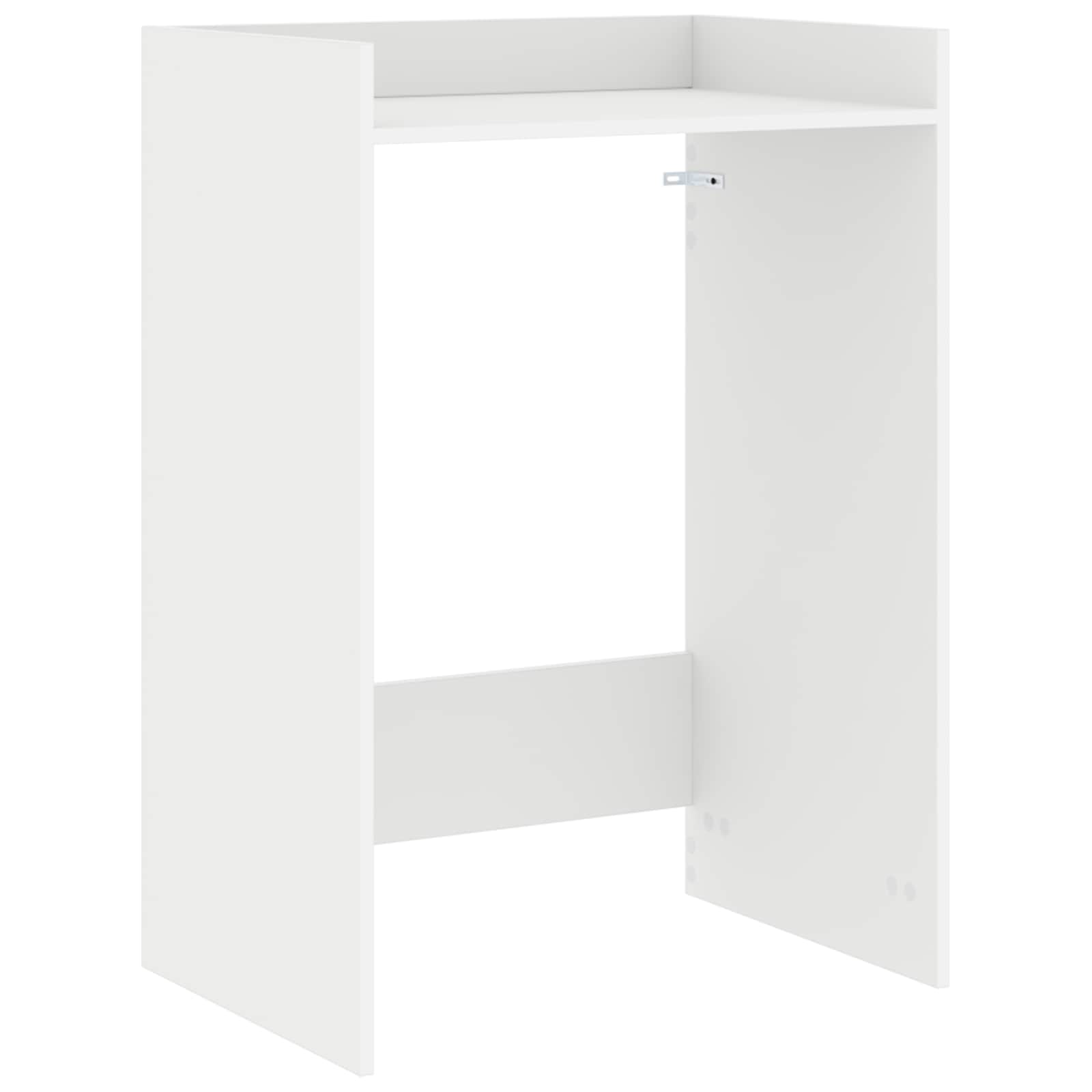 Veļasmašīnas skapītis ar uzglabāšanas vietu Balts 67,5 x 48 x 97 cm