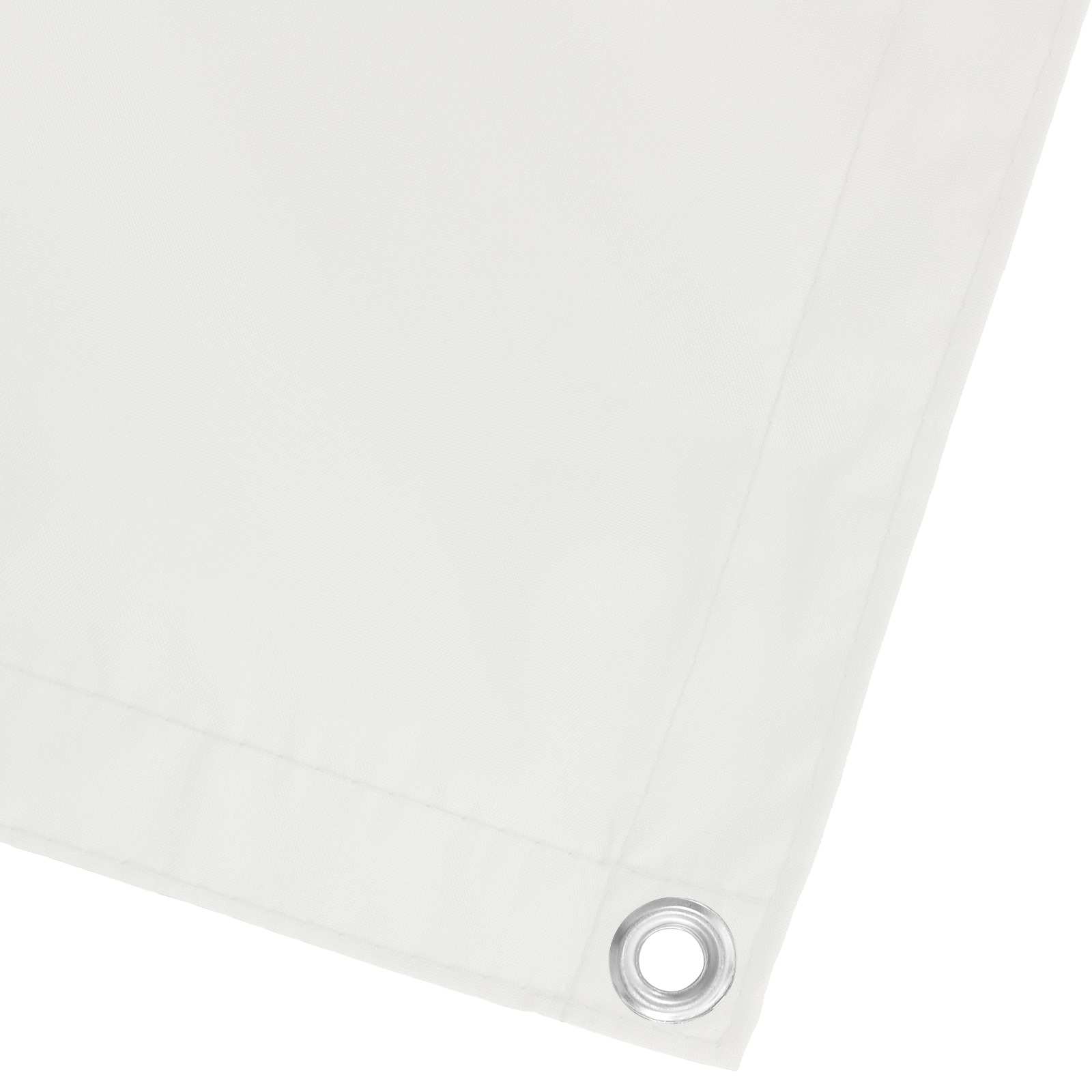Balkono Ekranas Baltas 100 x 400 cm Oksfordo audinys
