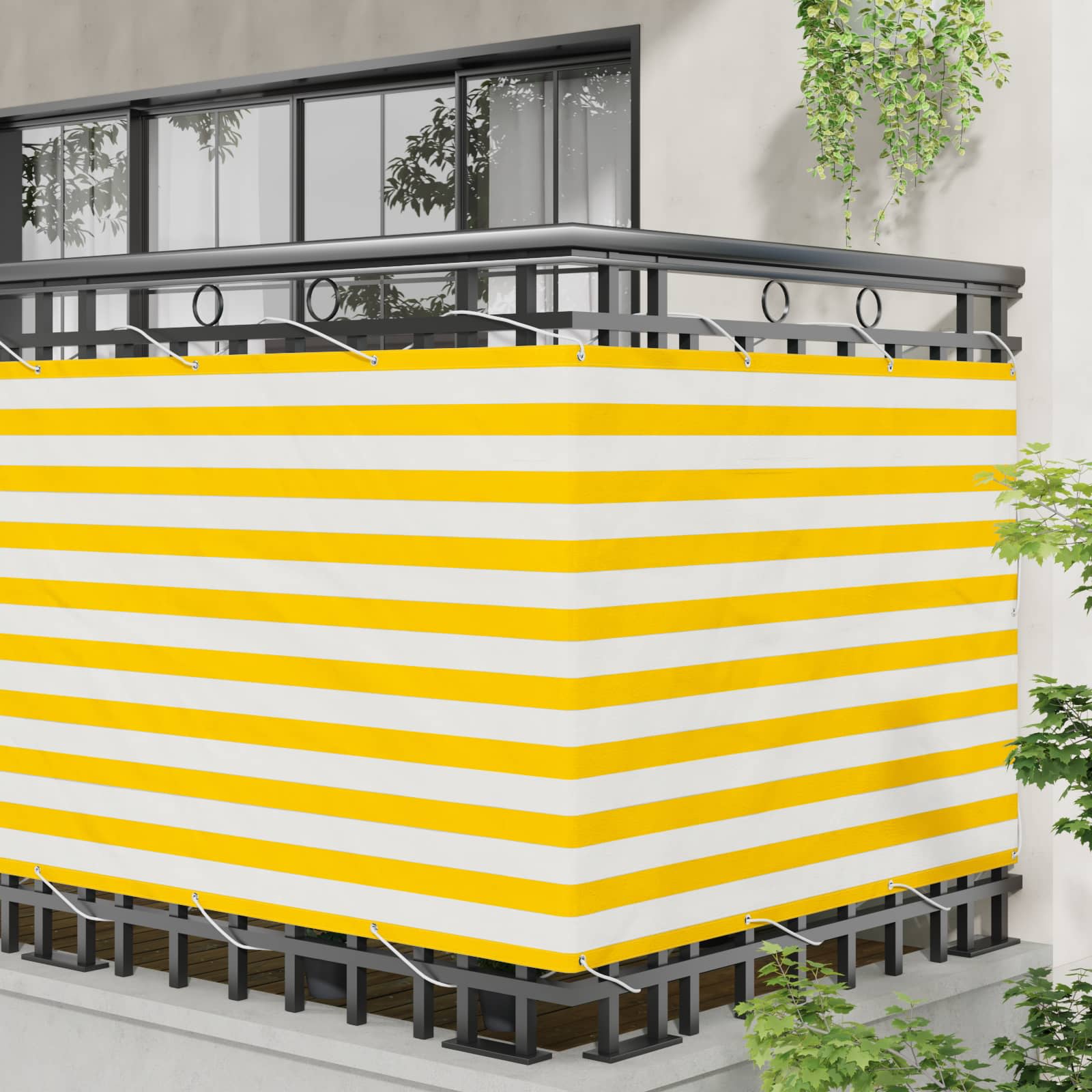 Balkono Ekranas 110 x 300 cm Oksfordo audinys Stačiakampio
