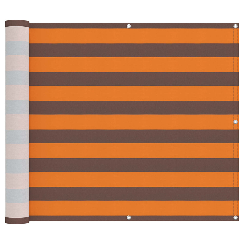 Balkono Ekranas Oranžinė ir ruda 100 x 300 cm Oksfordo audinys