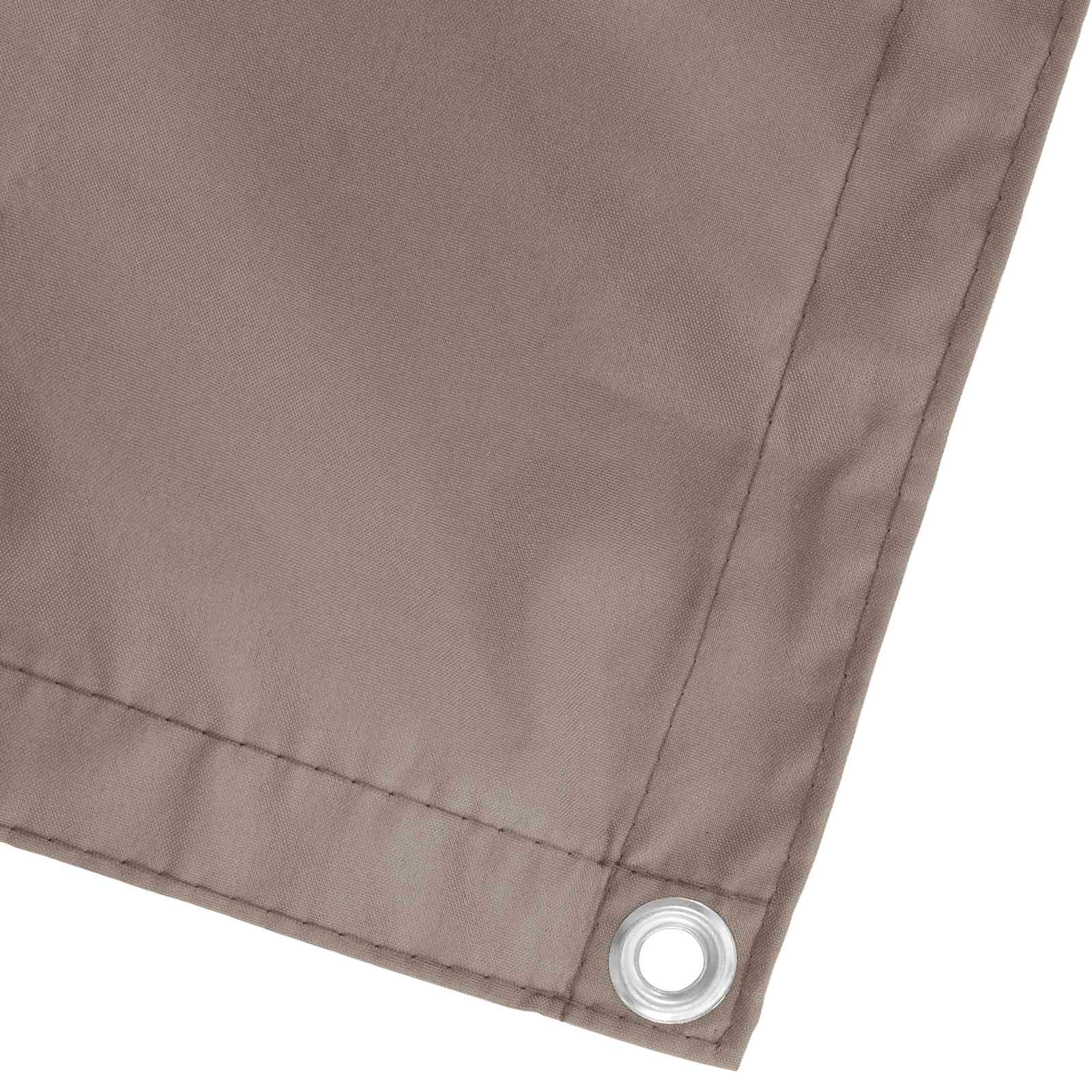 Balkono Ekranas Taupe 100 x 400 cm Oksfordo audinys