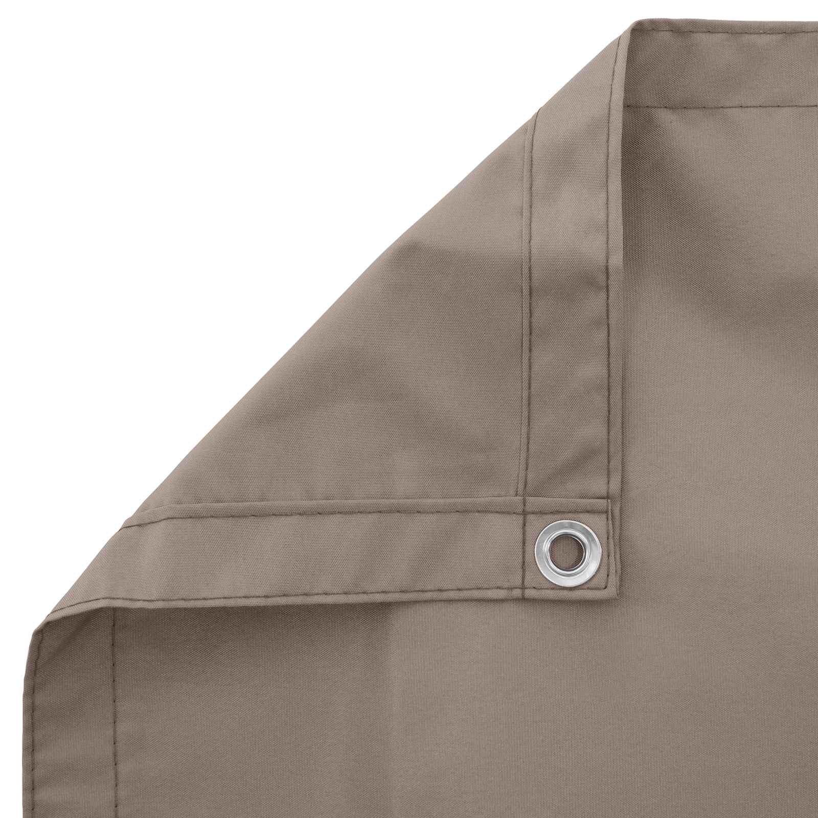 Balkono Ekranas Taupe 100 x 400 cm Oksfordo audinys