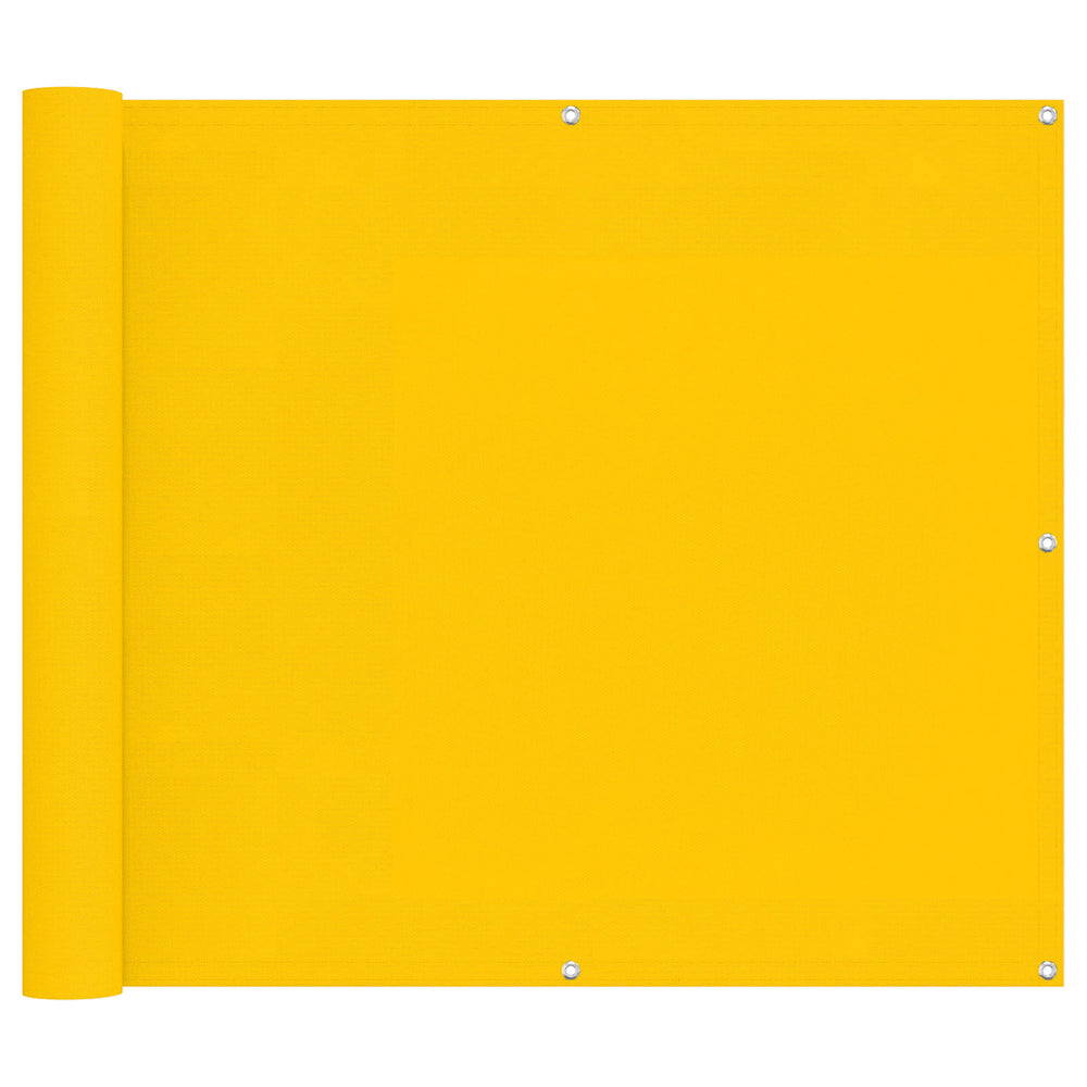 Balkona ekrāns dzeltens 100 x 700 cm Oksfordas audums