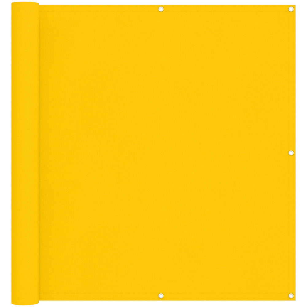 Balkona aizsegs Dzeltens 110 x 1000 cm Oksfordas audums
