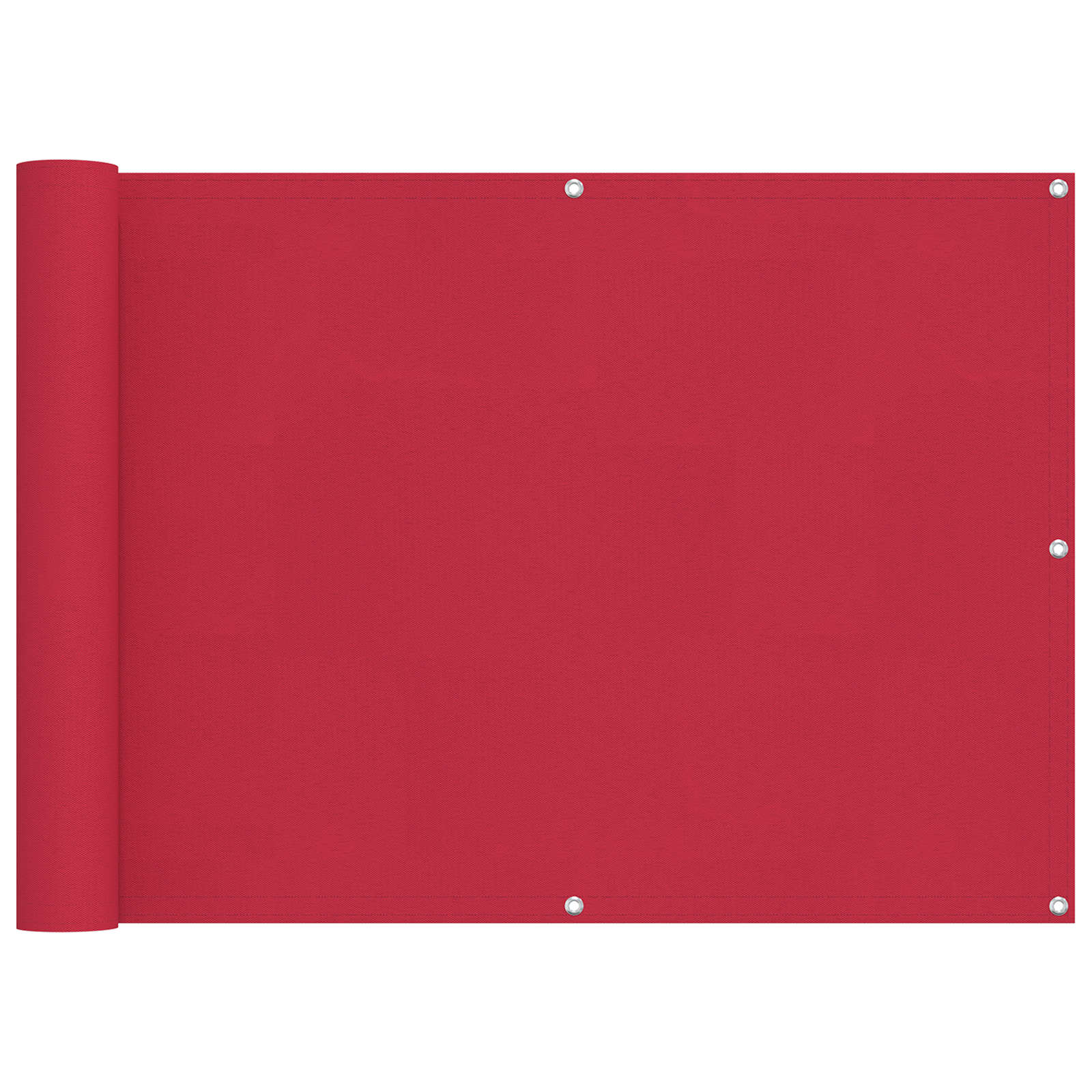 Balcony Screen Cherry 75 x 800 cm PU-coated oxford alu