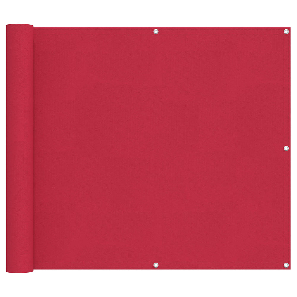 Balcony Screen Cherry 90 x 700 cm PU Coated Oxford Alu