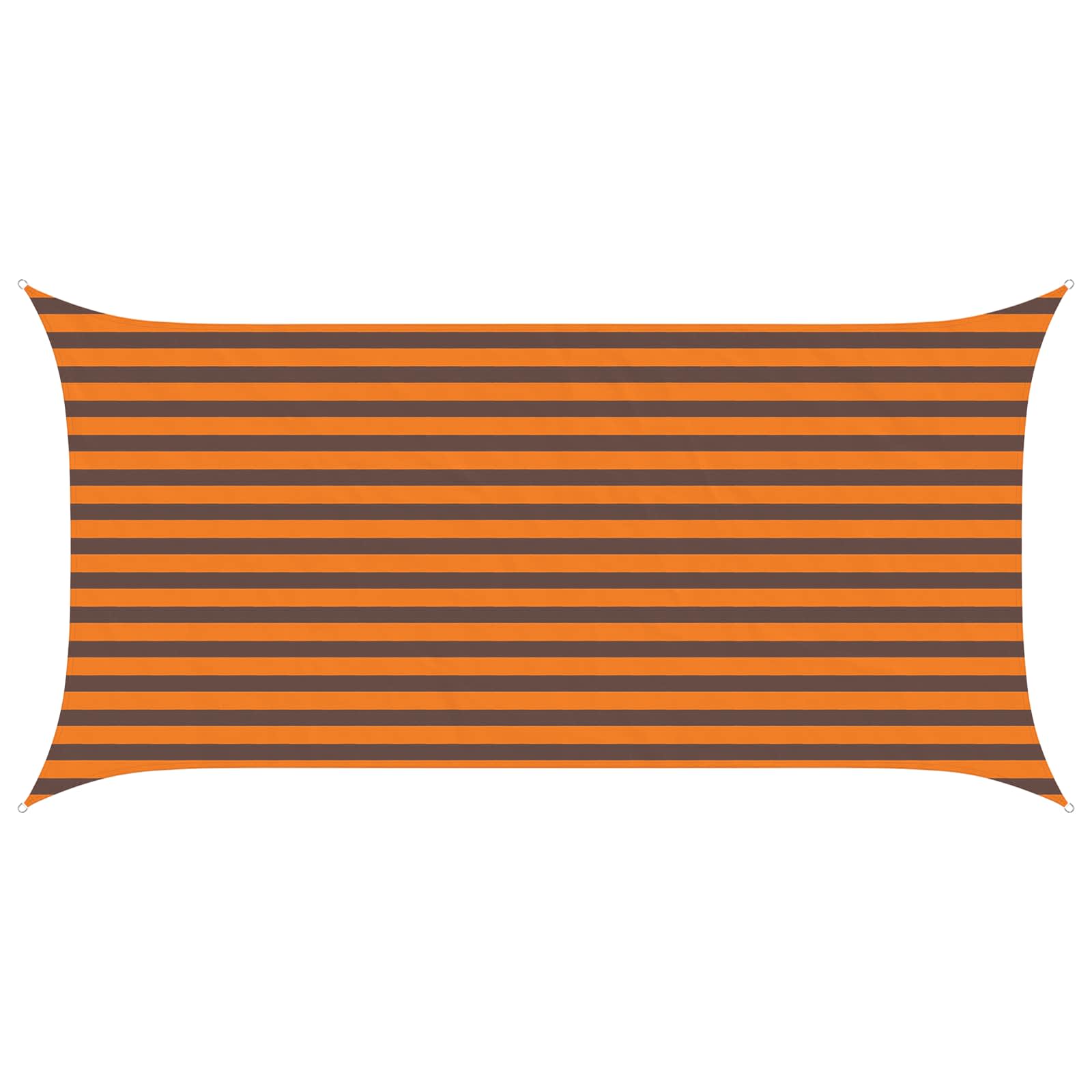 Saulės burė Oranžinė ir ruda 4 x 2 m 100% poliesteris Oksfordas