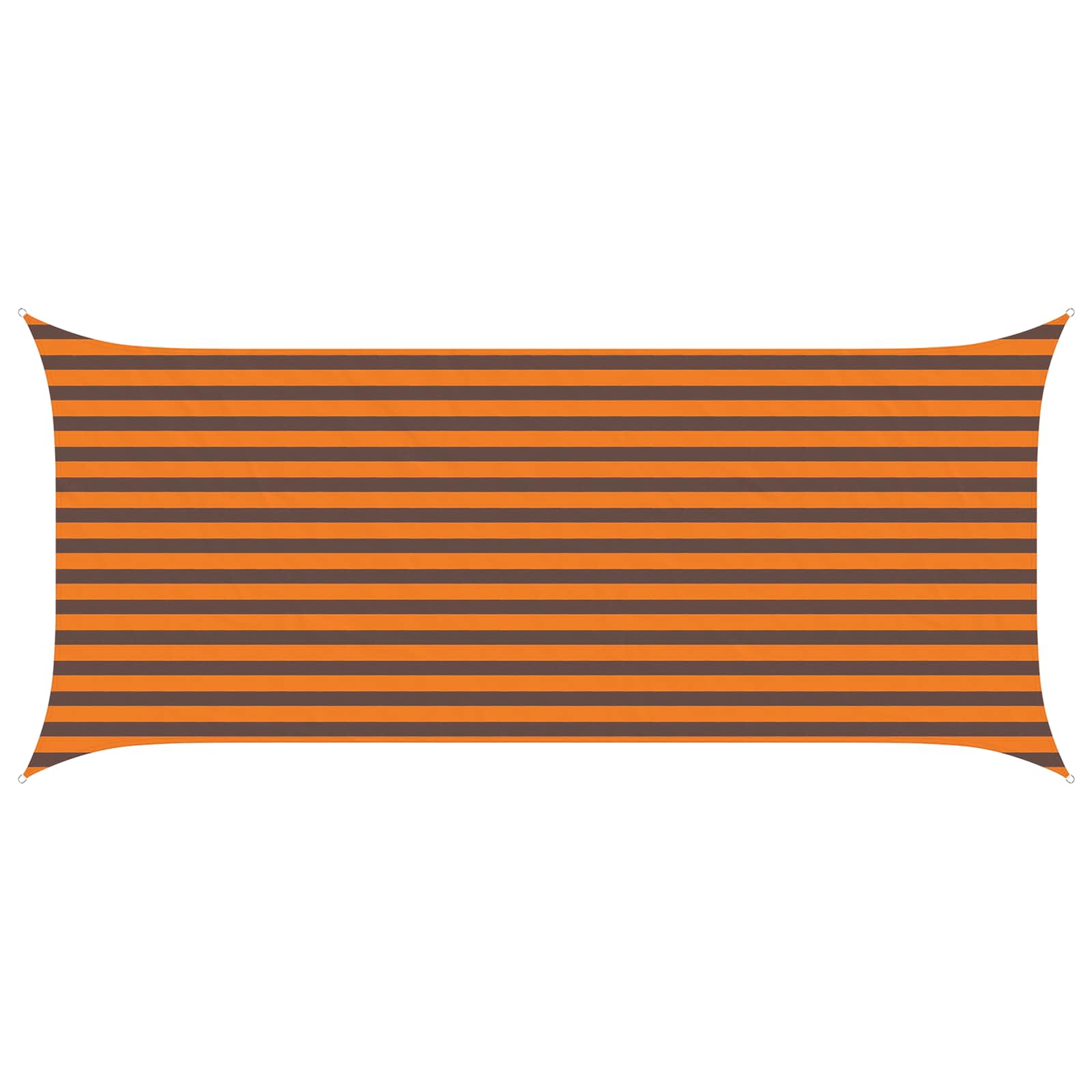 Saulės burė Oranžinė ir ruda 4,5 x 2 m