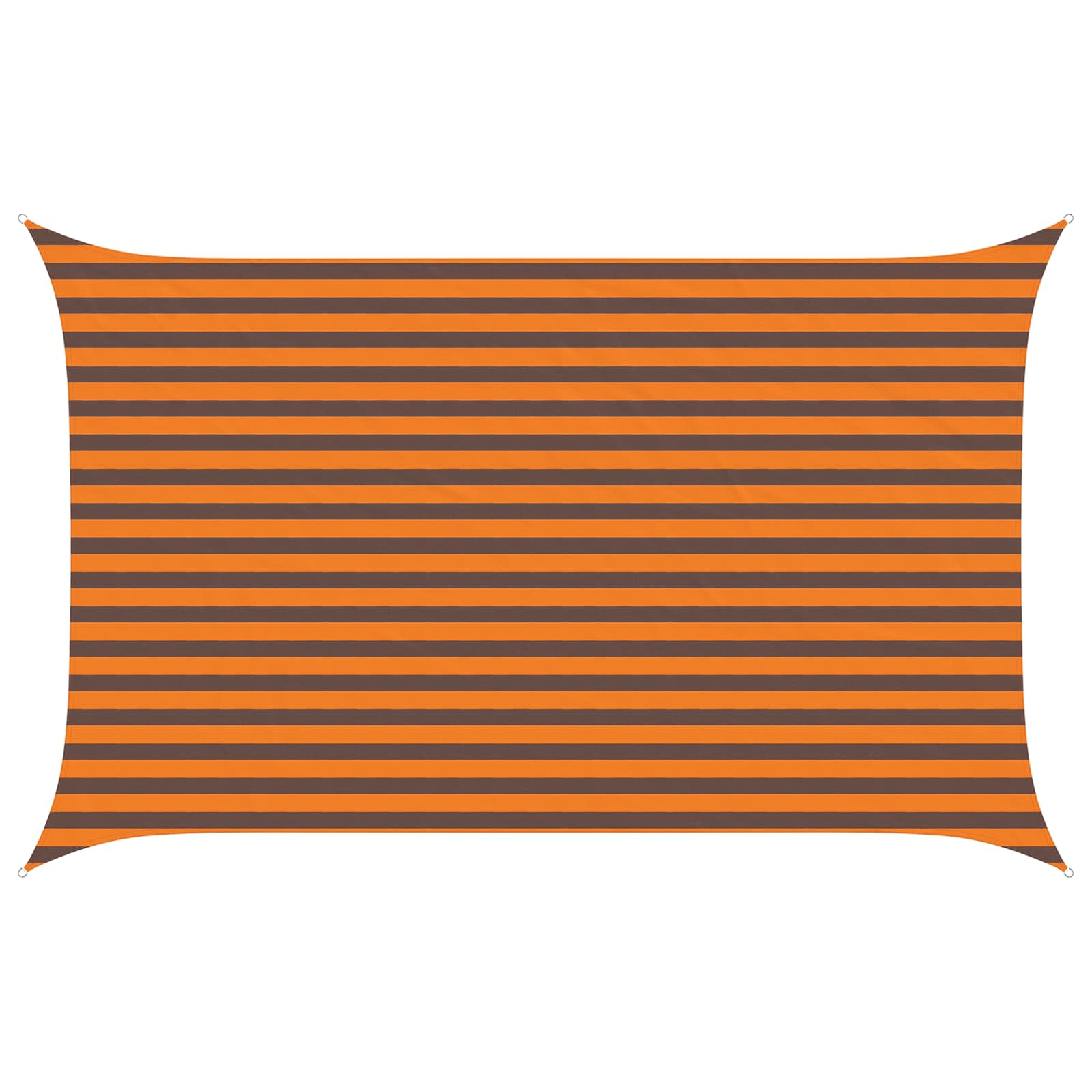 Saulės burė Oranžinė ir ruda 4 x 2,5 m