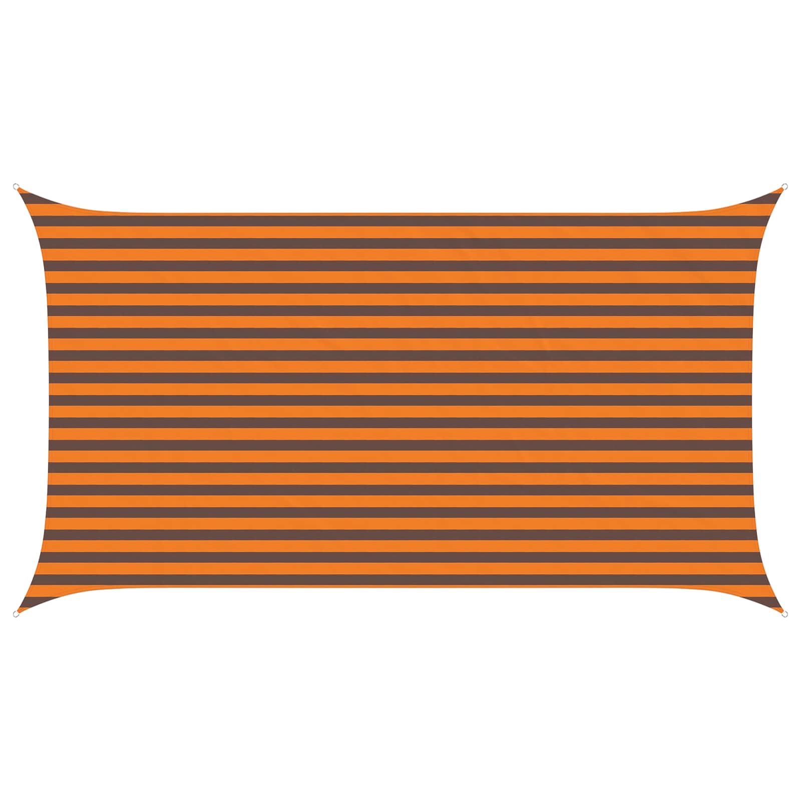 Saulės burė Oranžinė ir ruda 4,5 x 2,5 m